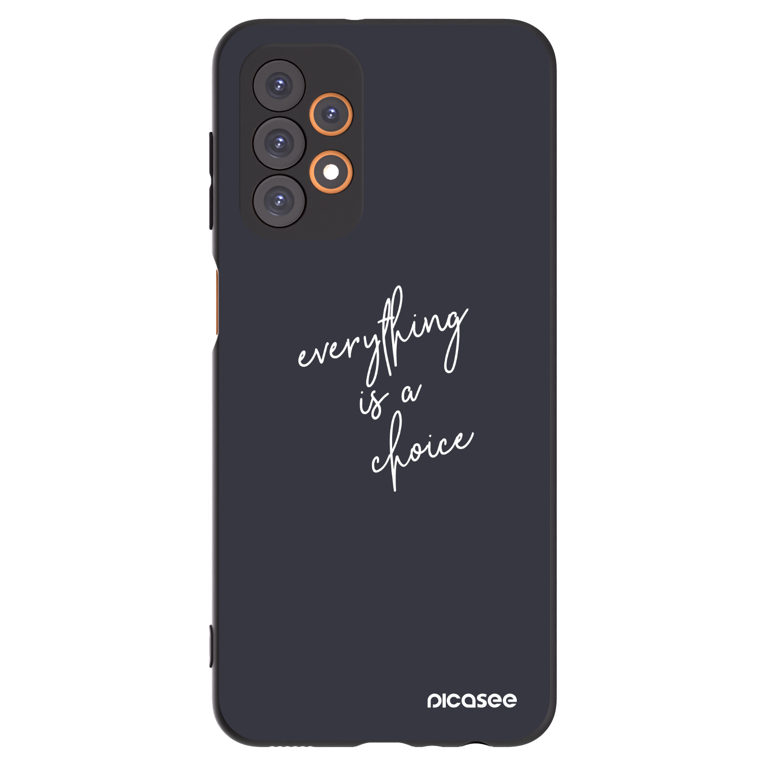 Picasee silikónový čierny obal pre Samsung Galaxy A23 A235F 4G - Všetko je na tebe
