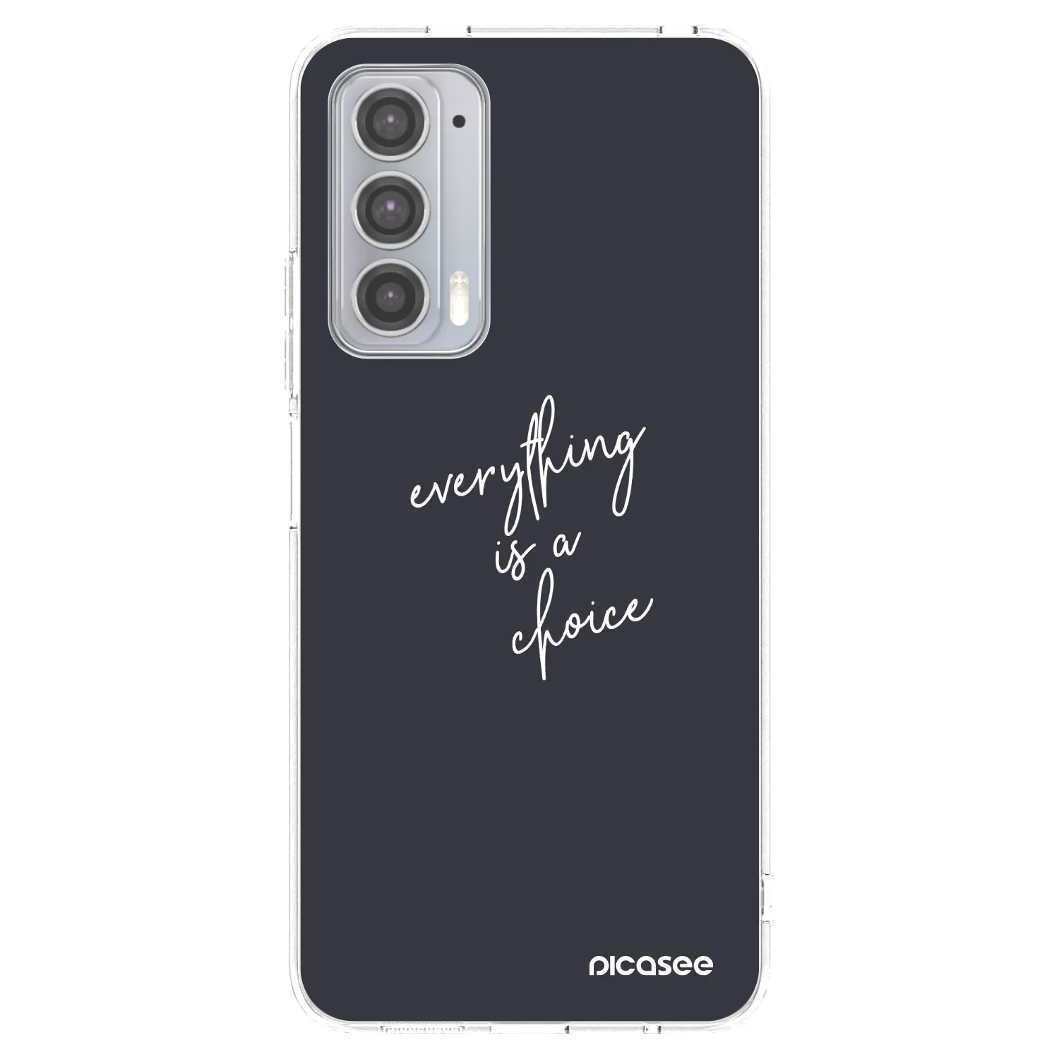 Picasee silikónový prehľadný obal pre Motorola Edge 20 - Všetko je na tebe