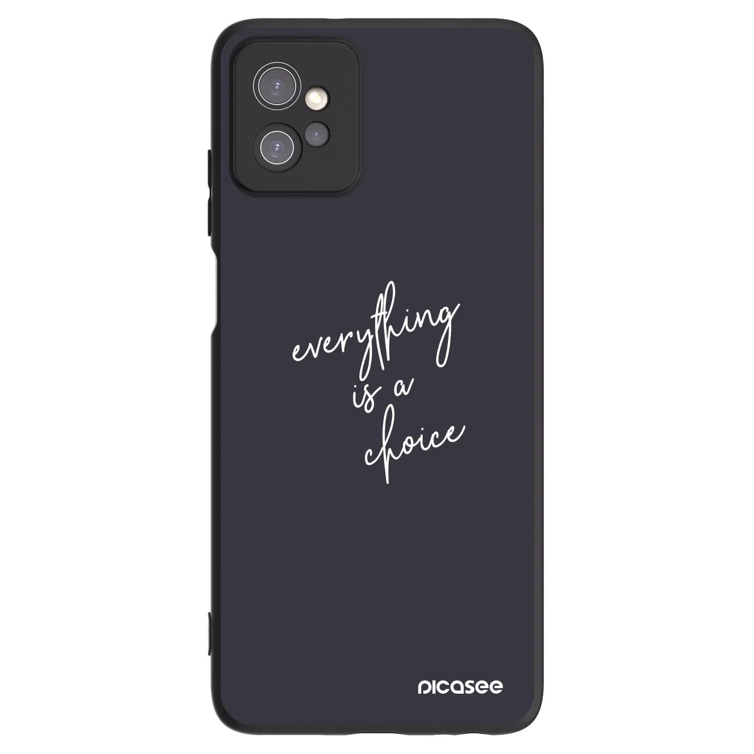 Picasee silikónový čierny obal pre Motorola Moto G32 - Všetko je na tebe