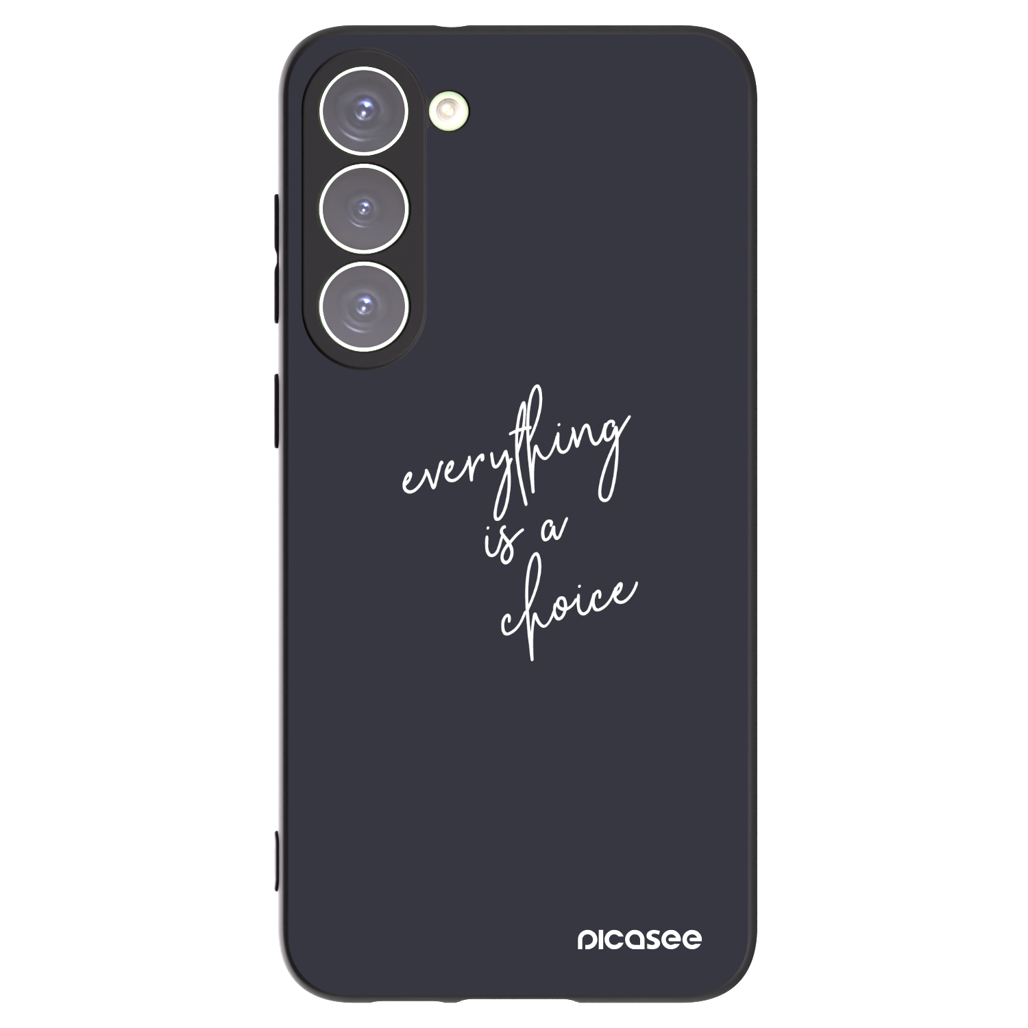 Picasee silikónový čierny obal pre Samsung Galaxy S23+ 5G - Všetko je na tebe