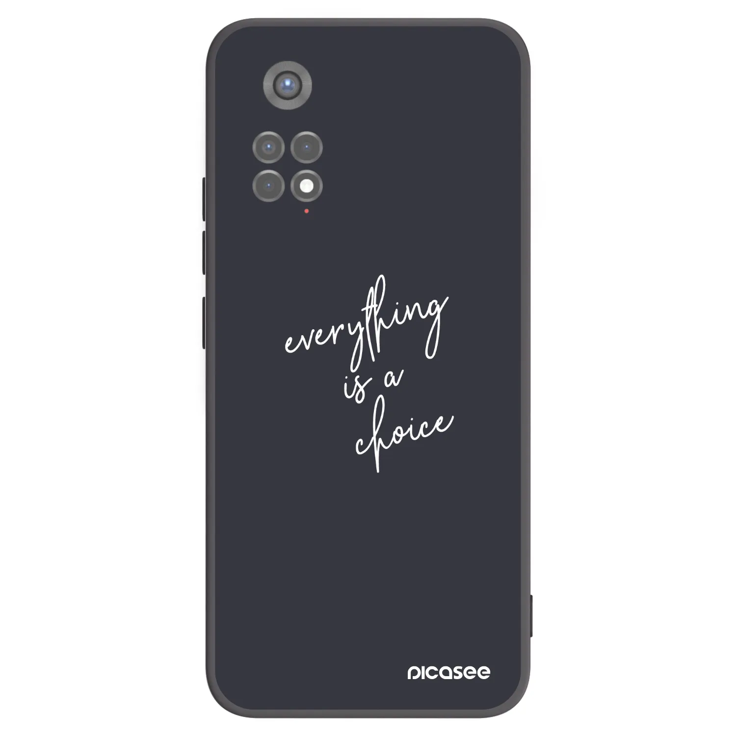 Picasee silikónový čierny obal pre Xiaomi Redmi Note 11S 5G - Všetko je na tebe