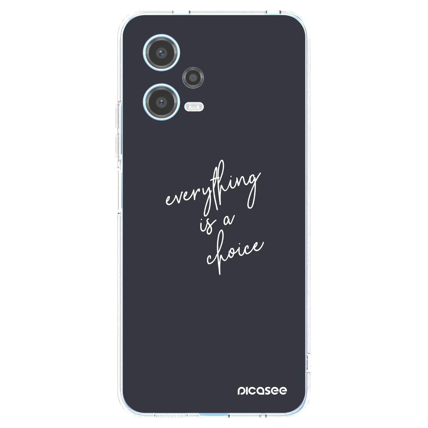 Picasee silikónový prehľadný obal pre Xiaomi Redmi Note 12 5G - Všetko je na tebe