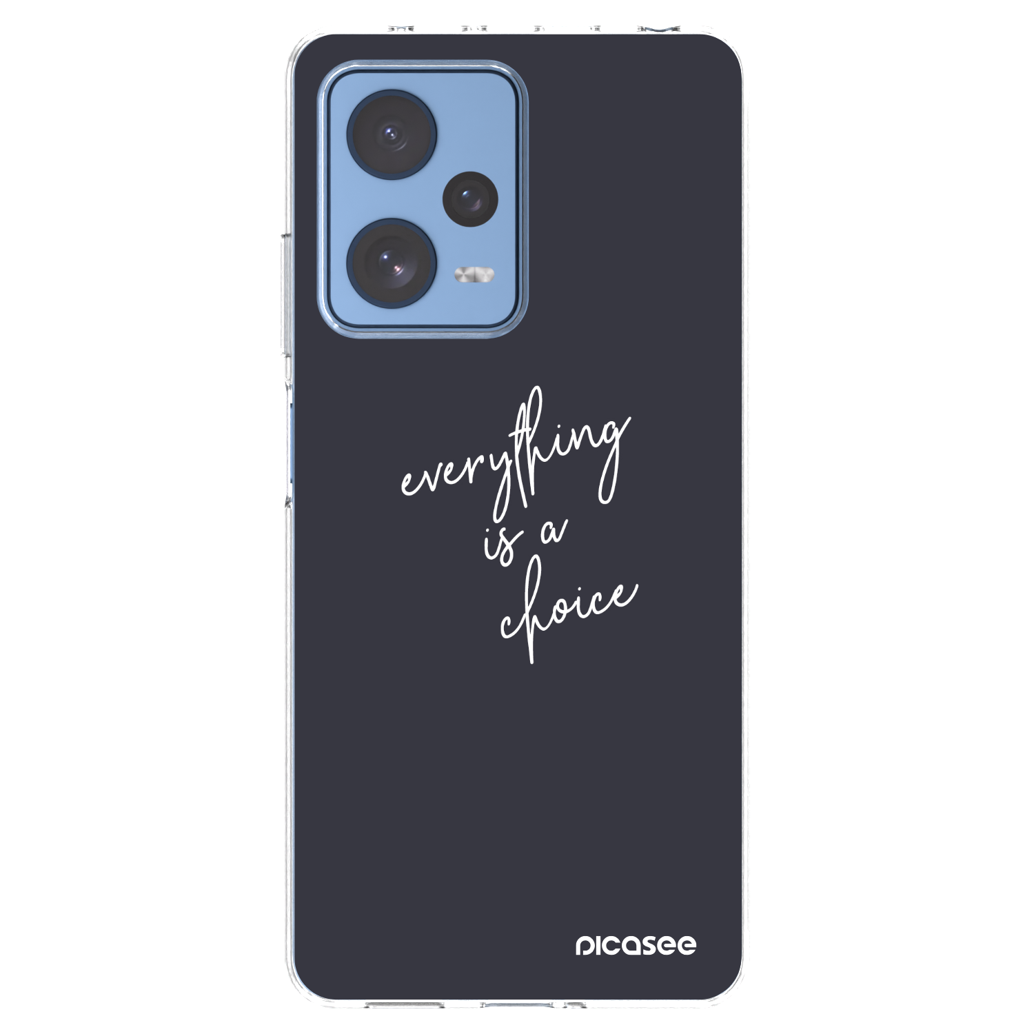 Picasee silikónový prehľadný obal pre Xiaomi Redmi Note 12 Pro 5G - Všetko je na tebe