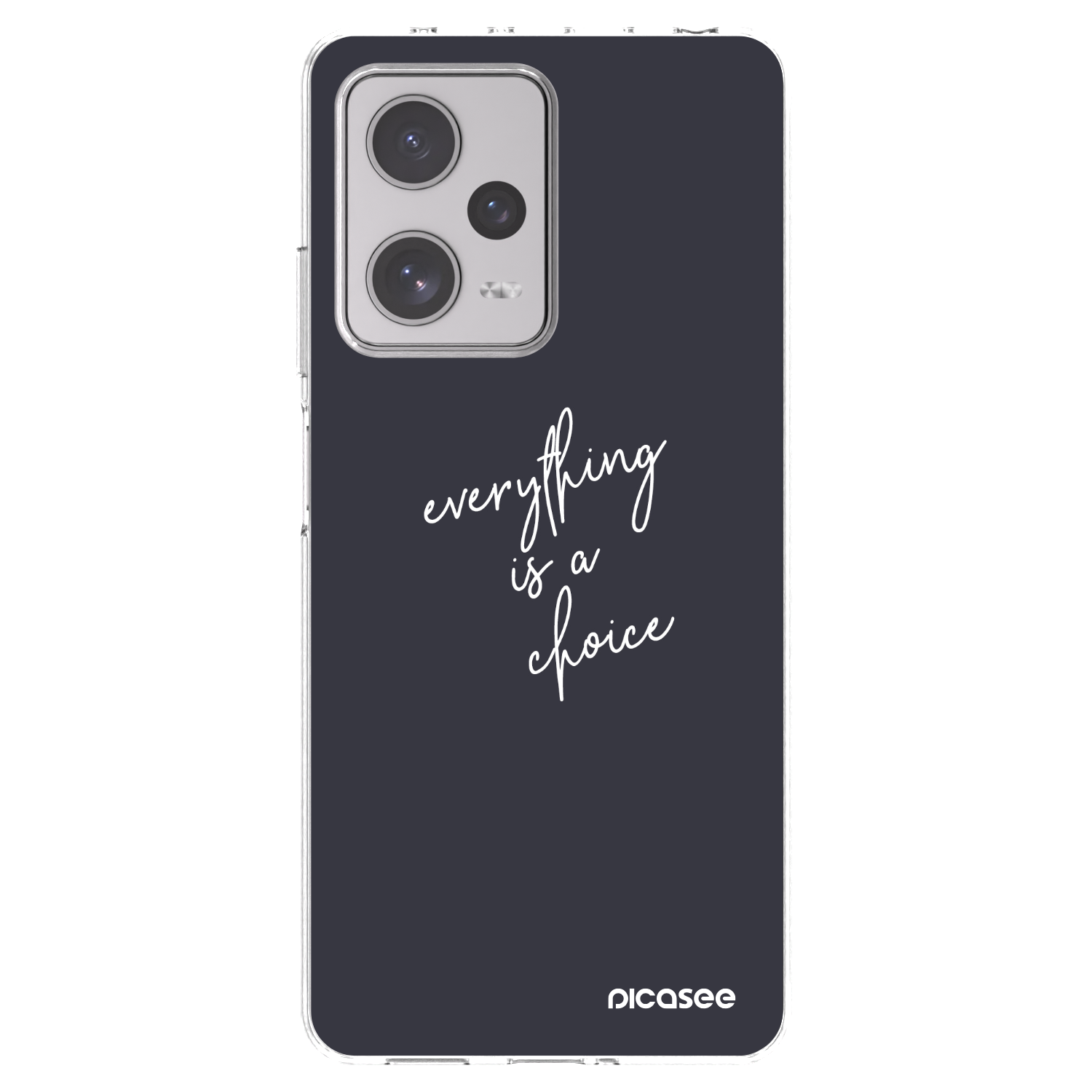 Picasee silikónový prehľadný obal pre Xiaomi Redmi Note 12 Pro+ 5G - Všetko je na tebe