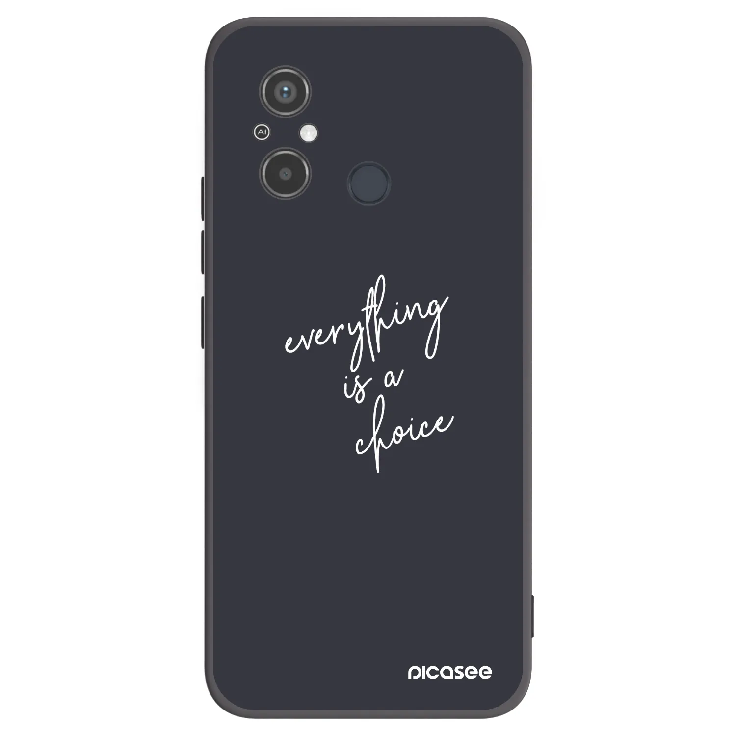 Picasee silikónový čierny obal pre Xiaomi Redmi 12C - Všetko je na tebe