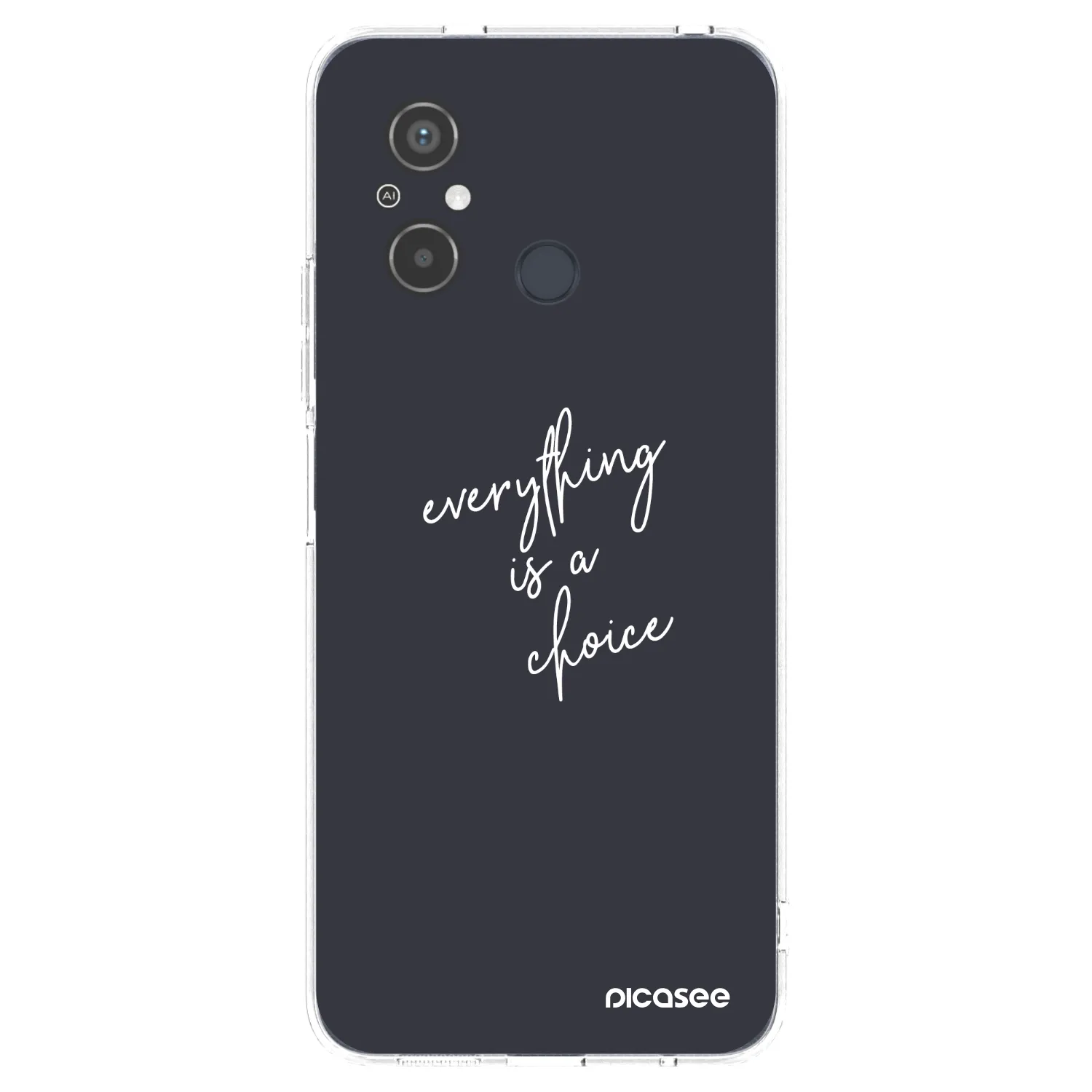 Picasee silikónový prehľadný obal pre Xiaomi Redmi 12C - Všetko je na tebe