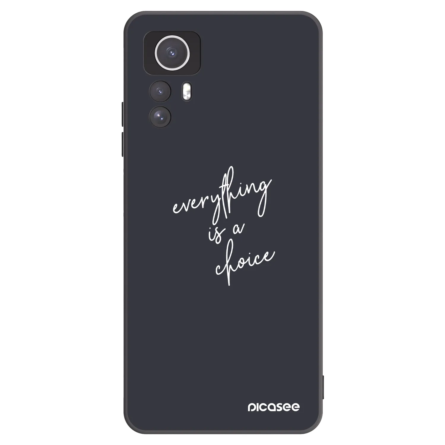 Picasee silikónový čierny obal pre Xiaomi Redmi Note 12S - Všetko je na tebe