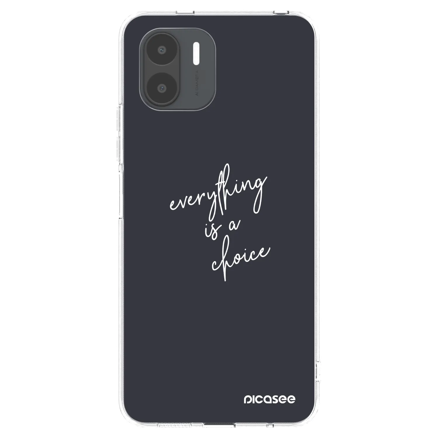Picasee silikónový prehľadný obal pre Xiaomi Redmi A2 - Všetko je na tebe