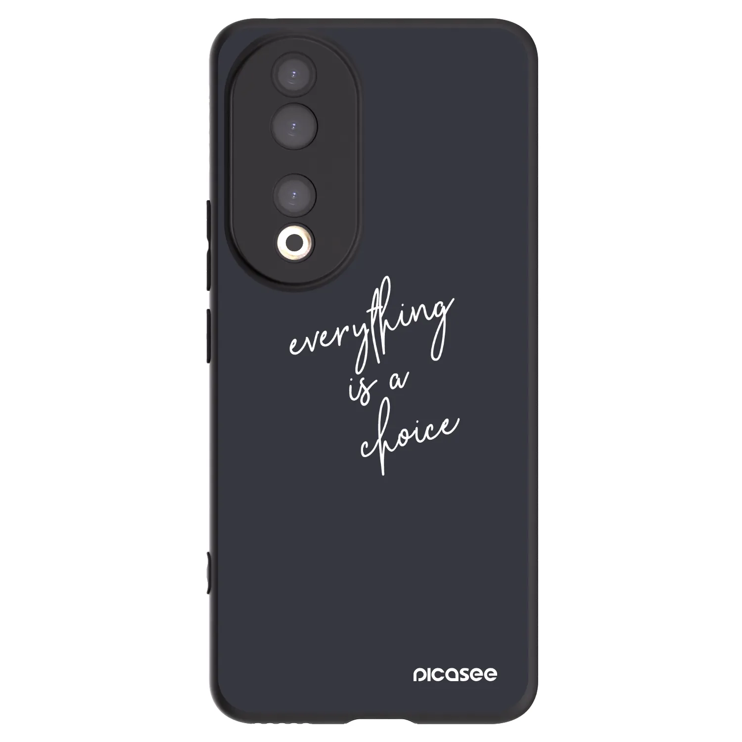 Silikónový čierny obal pre Honor 90 5G - Všetko je na tebe