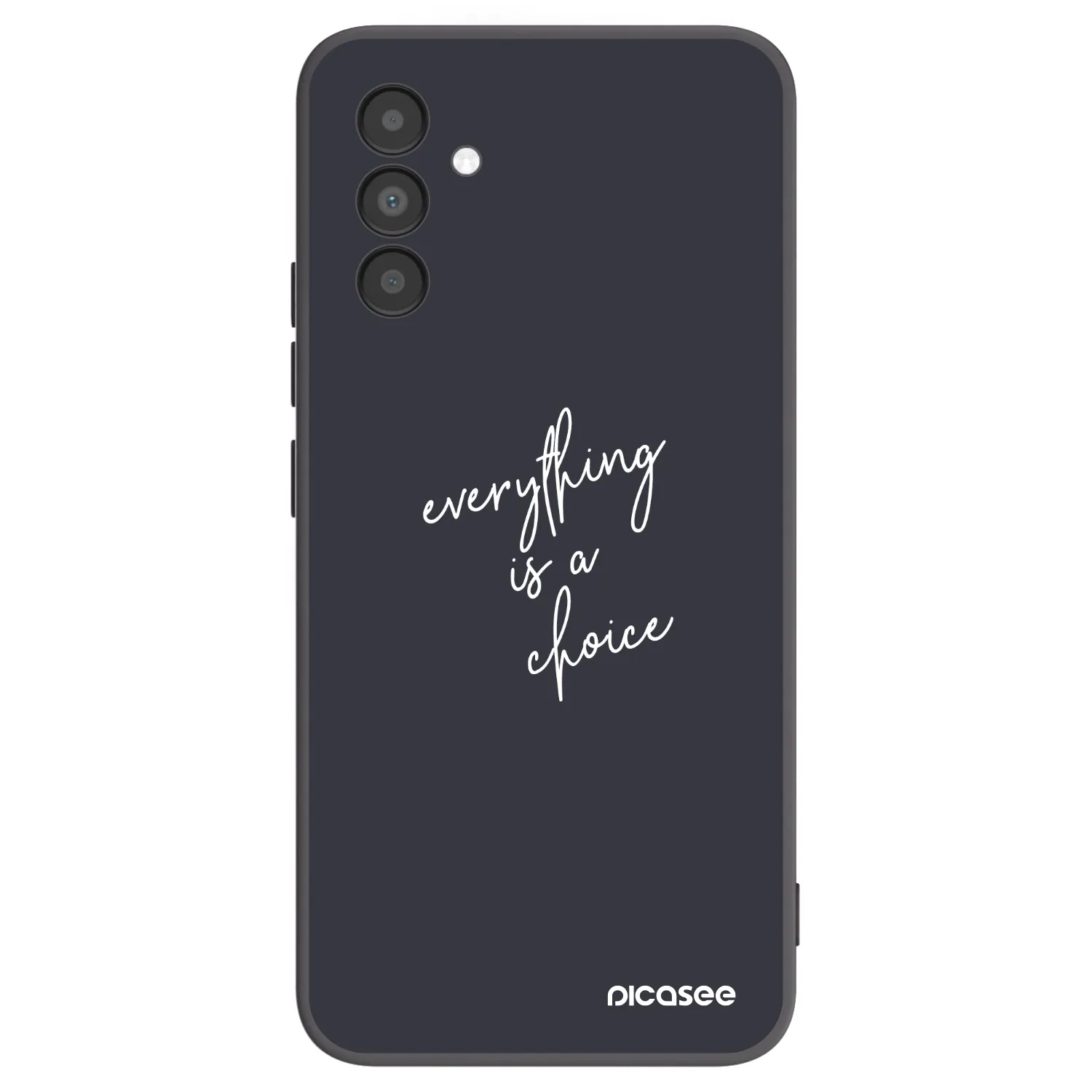 Picasee silikónový čierny obal pre Samsung Galaxy A04s A047F - Všetko je na tebe