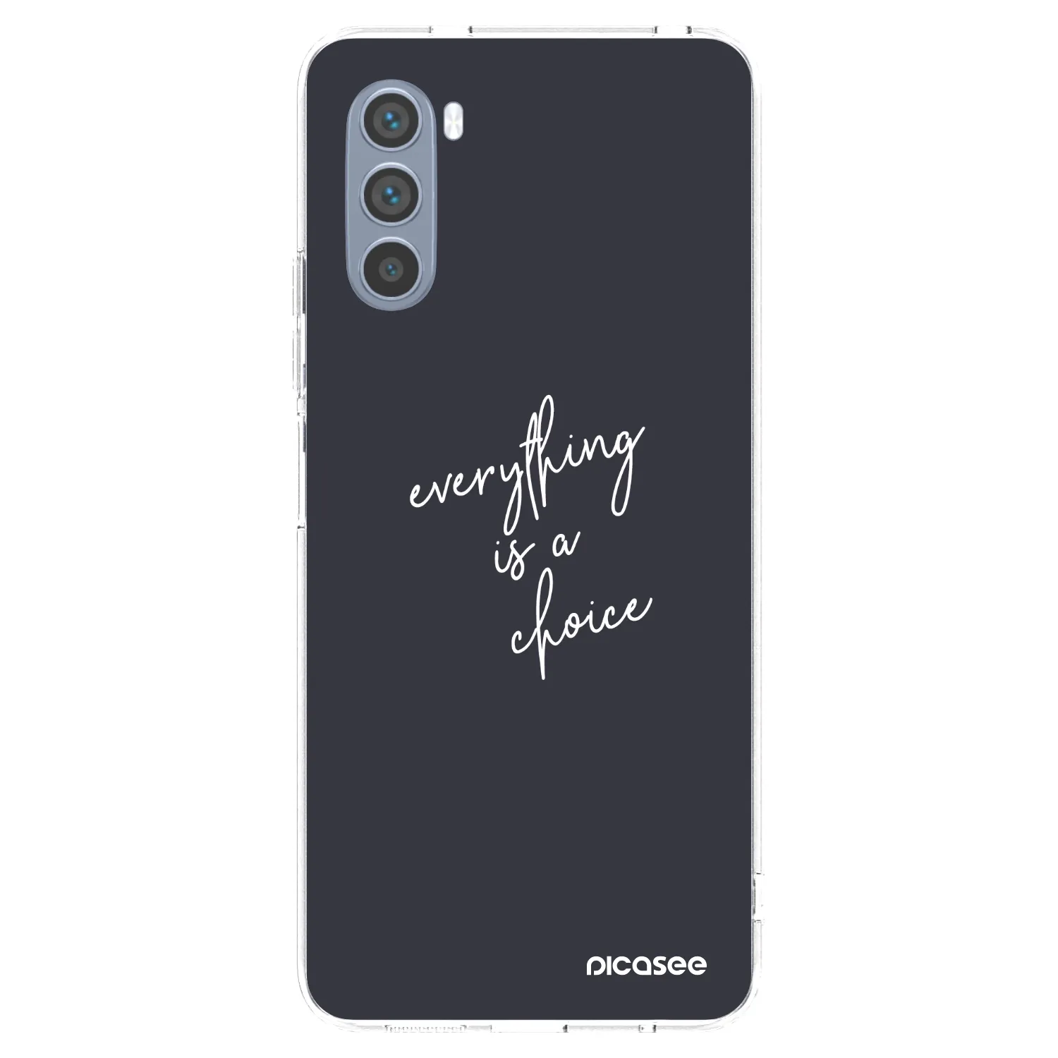 Silikónový prehľadný obal pre Motorola Moto G62 - Všetko je na tebe