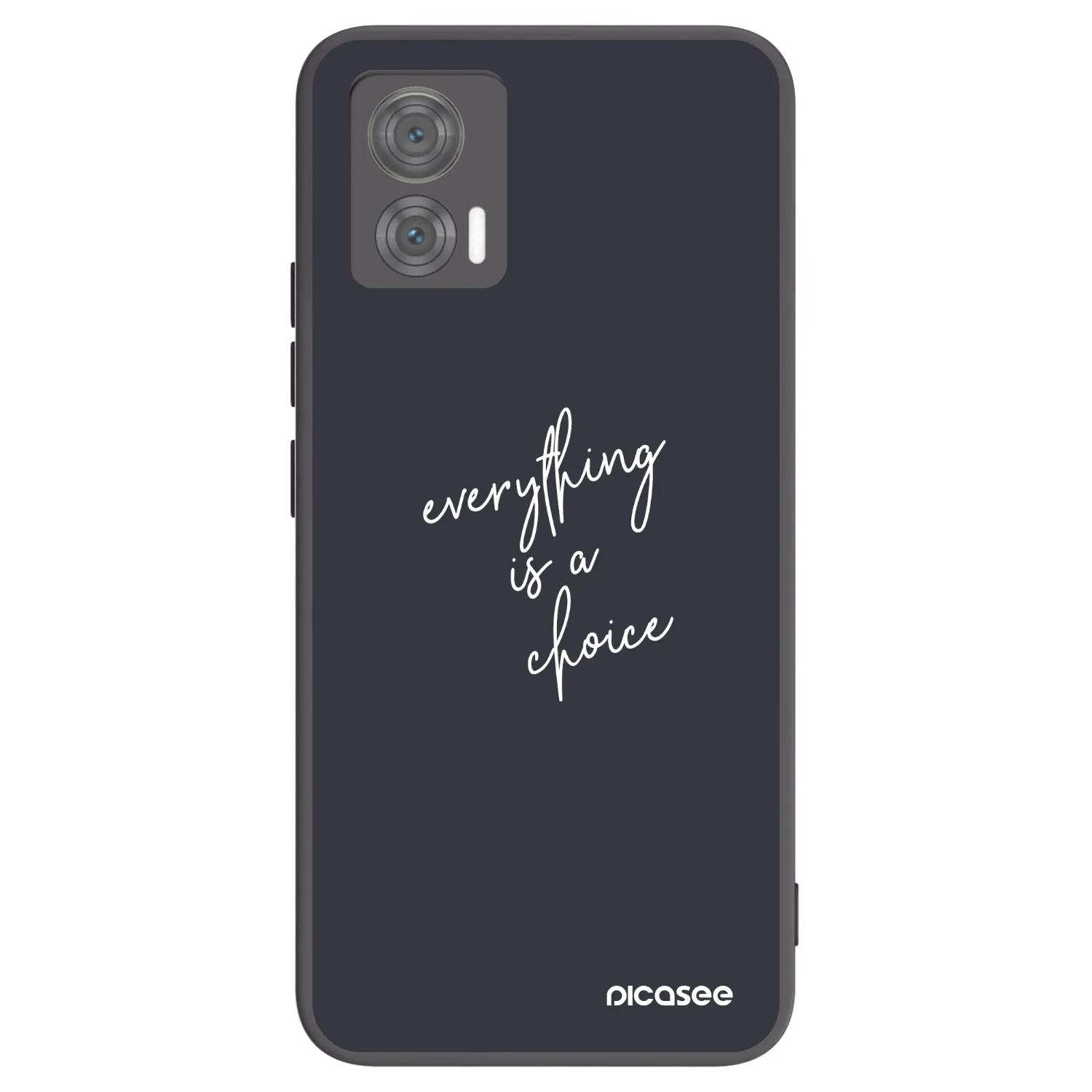 Picasee silikónový čierny obal pre Motorola Edge 30 Neo - Všetko je na tebe