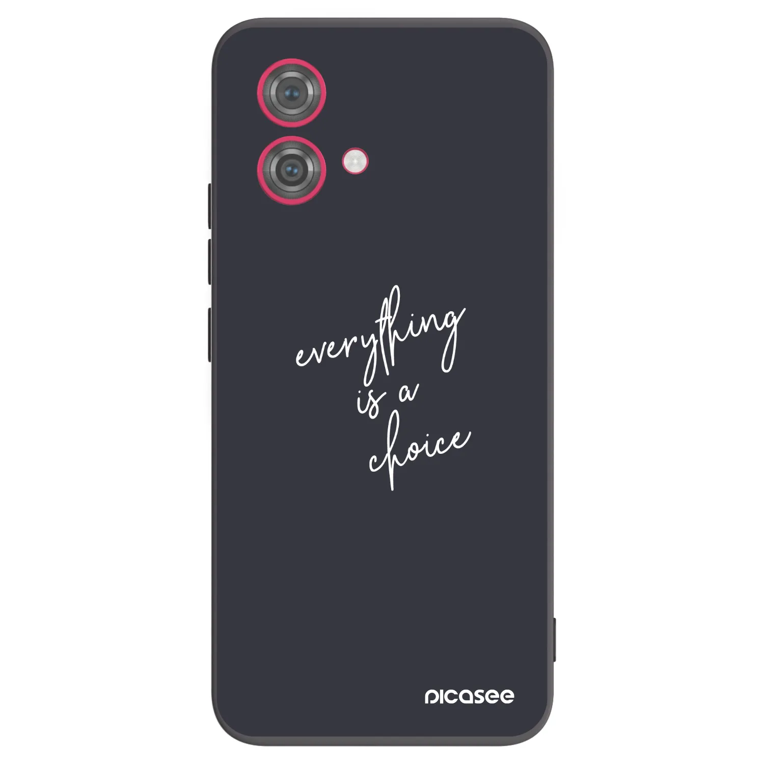 Silikónový čierny obal pre Motorola Moto G84 5G - Všetko je na tebe
