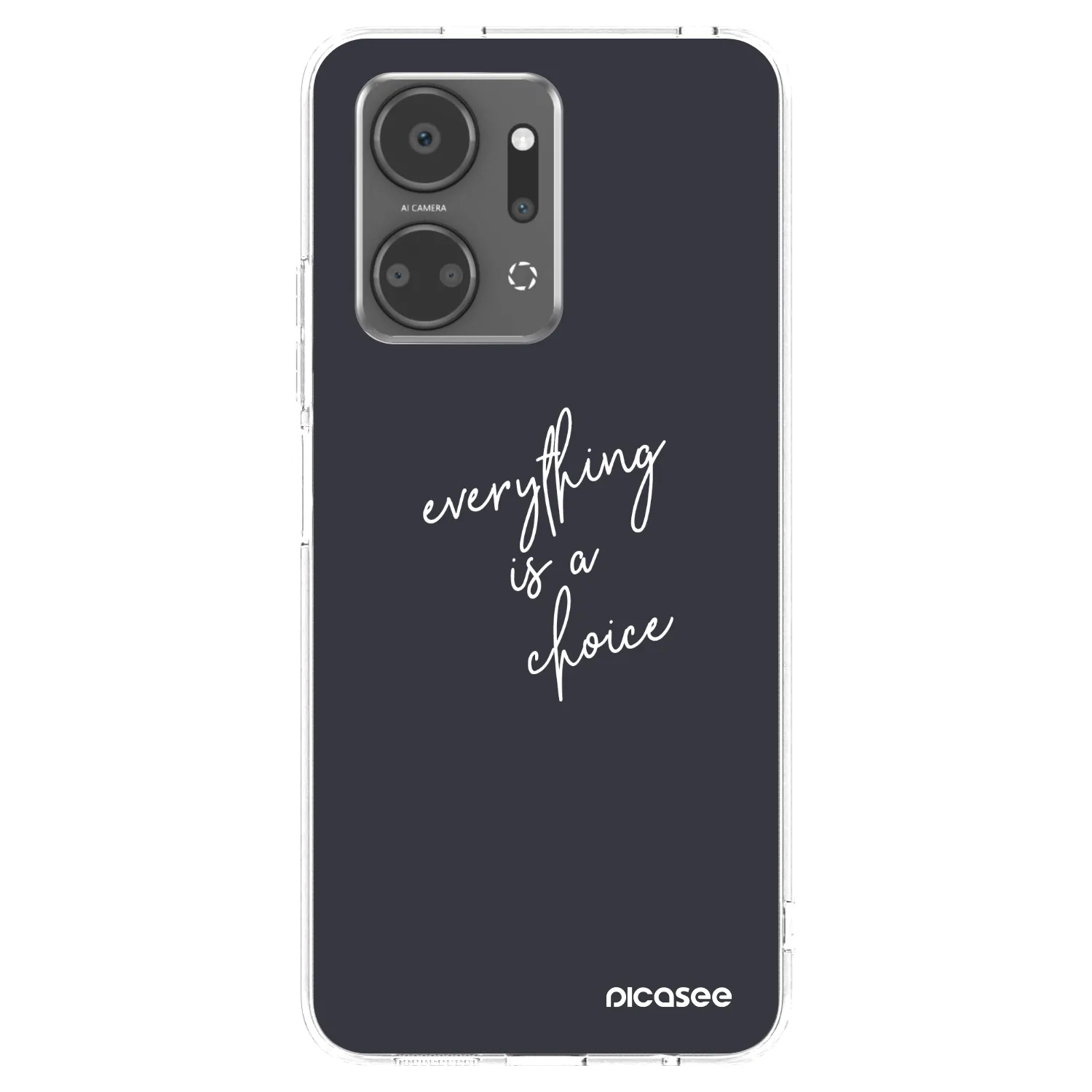 Picasee silikónový prehľadný obal pre Honor X7a - Všetko je na tebe