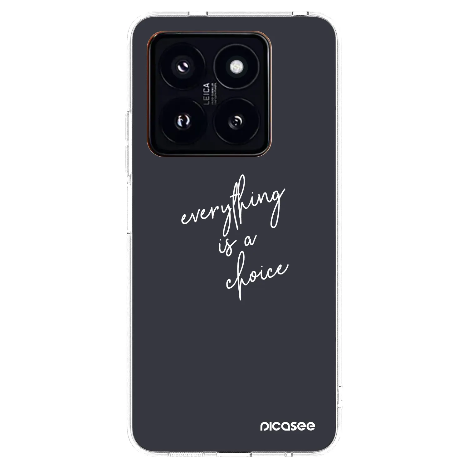 Picasee silikónový prehľadný obal pre Xiaomi 14 Pro - Všetko je na tebe