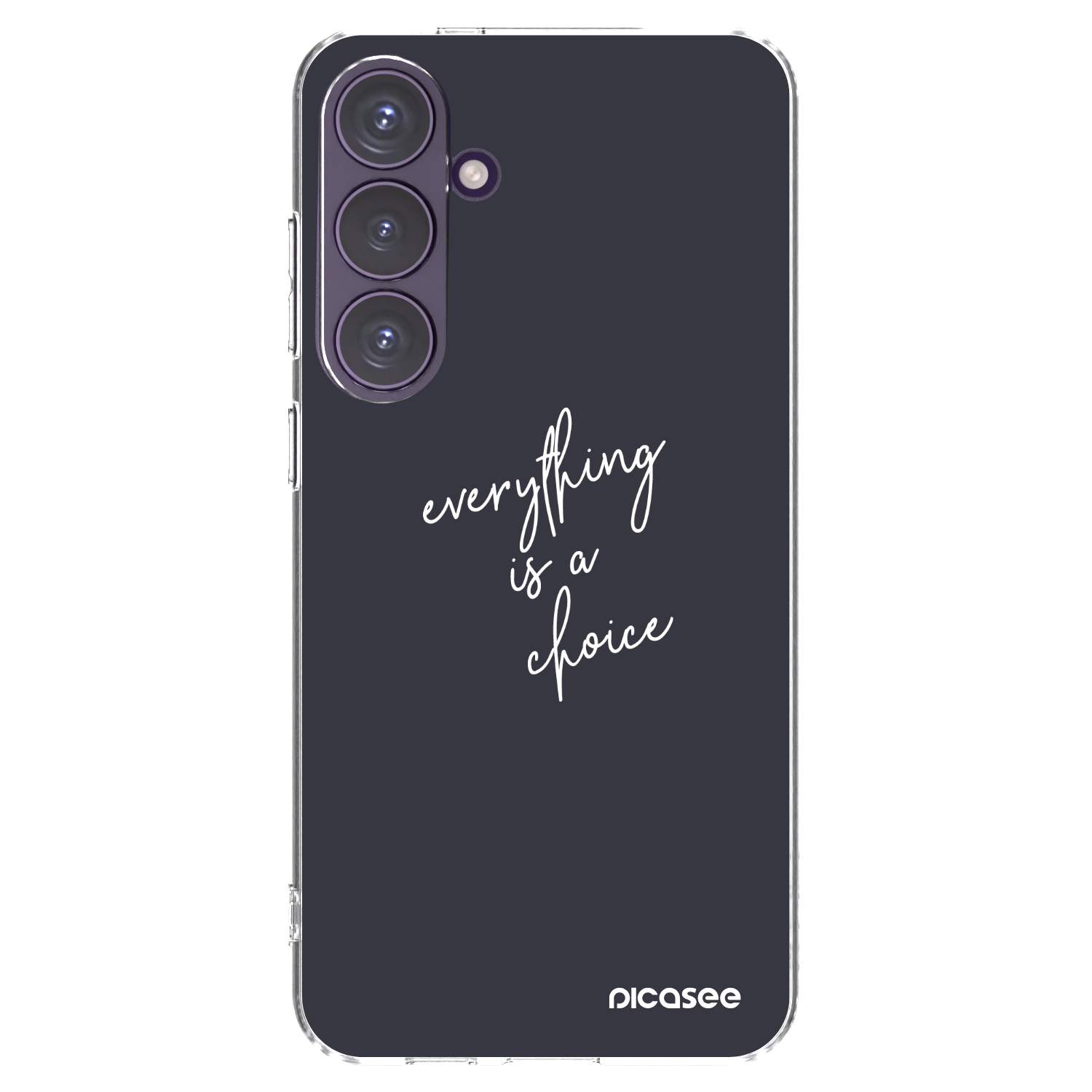 Picasee silikónový prehľadný obal pre Samsung Galaxy S24+ S926B 5G - Všetko je na tebe