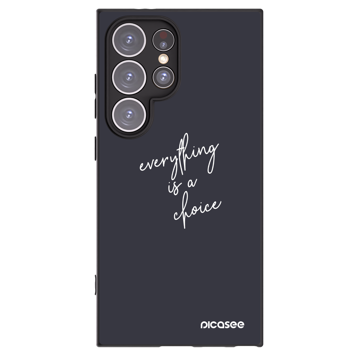 Picasee silikónový čierny obal pre Samsung Galaxy S24 Ultra S928B 5G - Všetko je na tebe