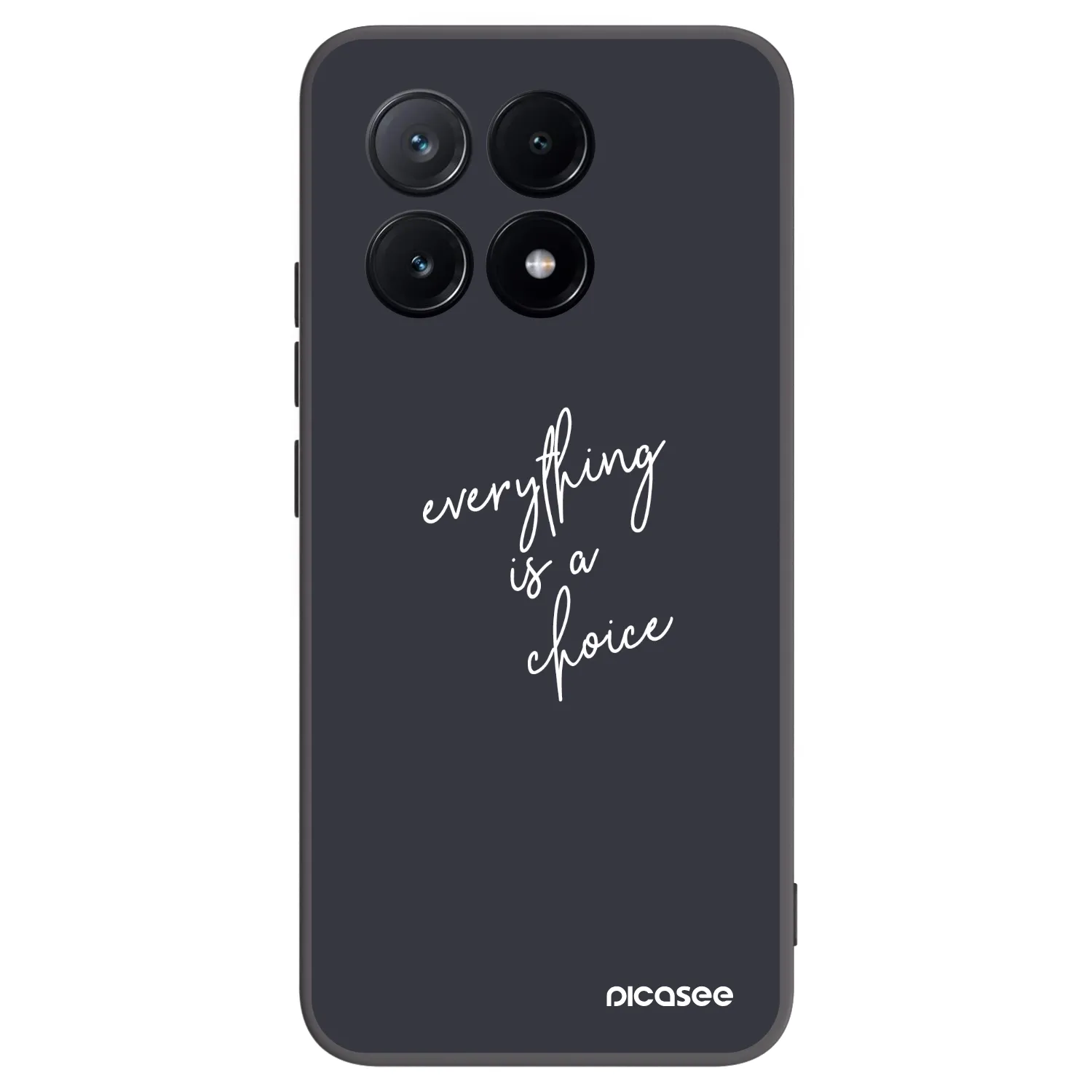 Picasee silikónový čierny obal pre Xiaomi Poco X6 Pro - Všetko je na tebe