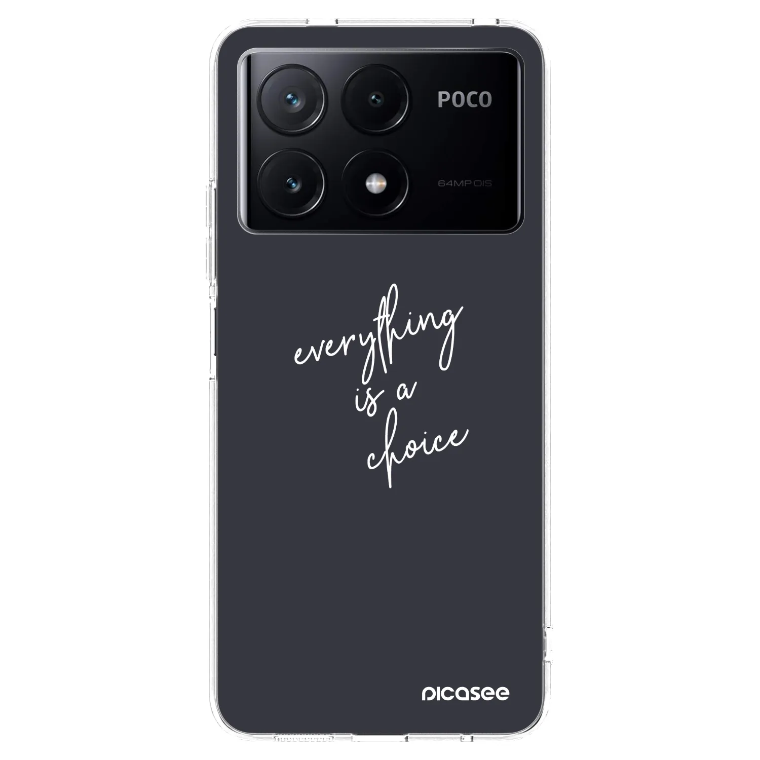 Picasee silikónový prehľadný obal pre Xiaomi Poco X6 Pro - Všetko je na tebe