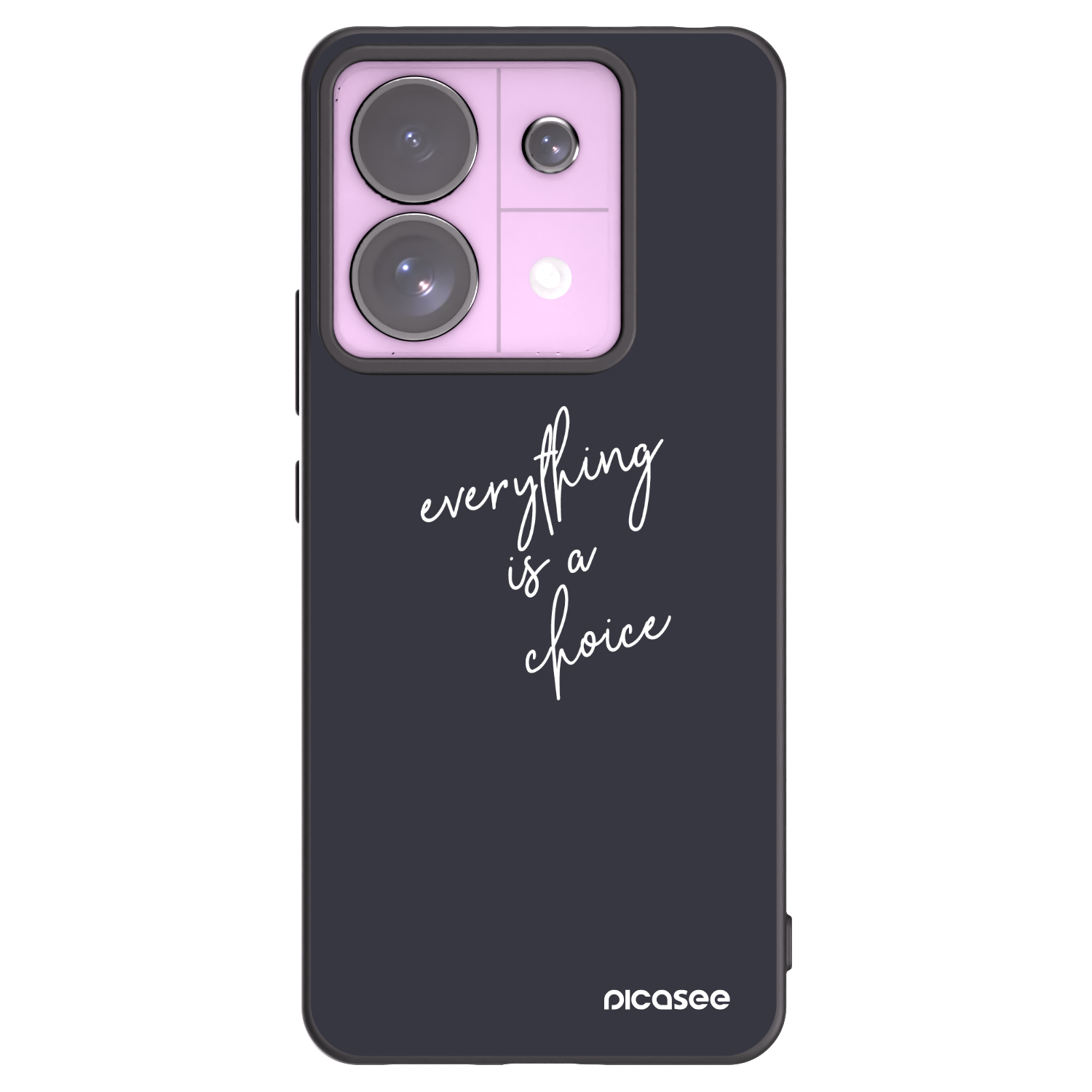 Picasee silikónový čierny obal pre Xiaomi Redmi Note 13 Pro 5G - Všetko je na tebe