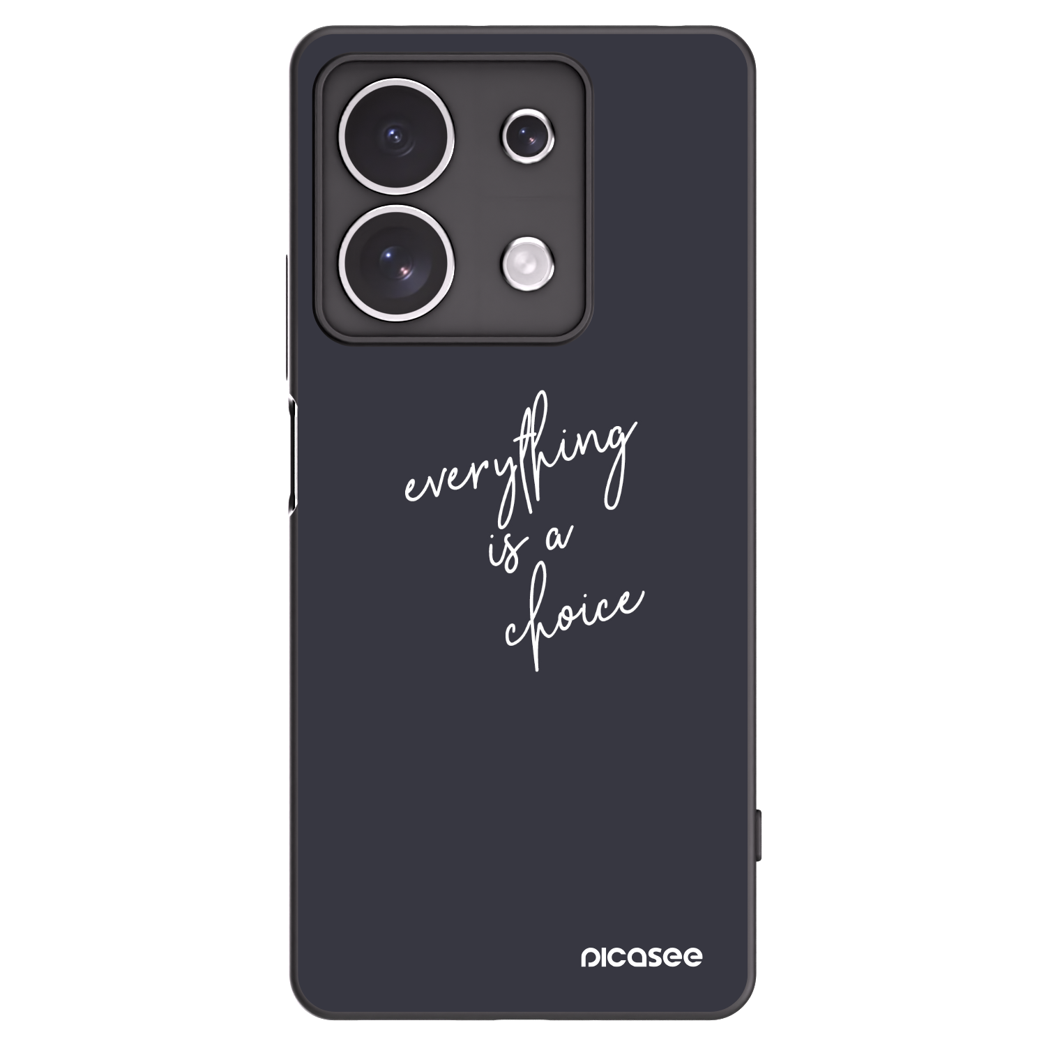 Picasee silikónový čierny obal pre Xiaomi Redmi Note 13 4G - Všetko je na tebe
