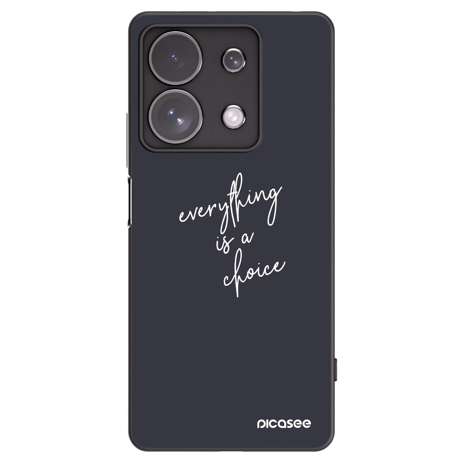 Silikónový čierny obal pre Xiaomi Redmi Note 13 Pro 4G - Všetko je na tebe