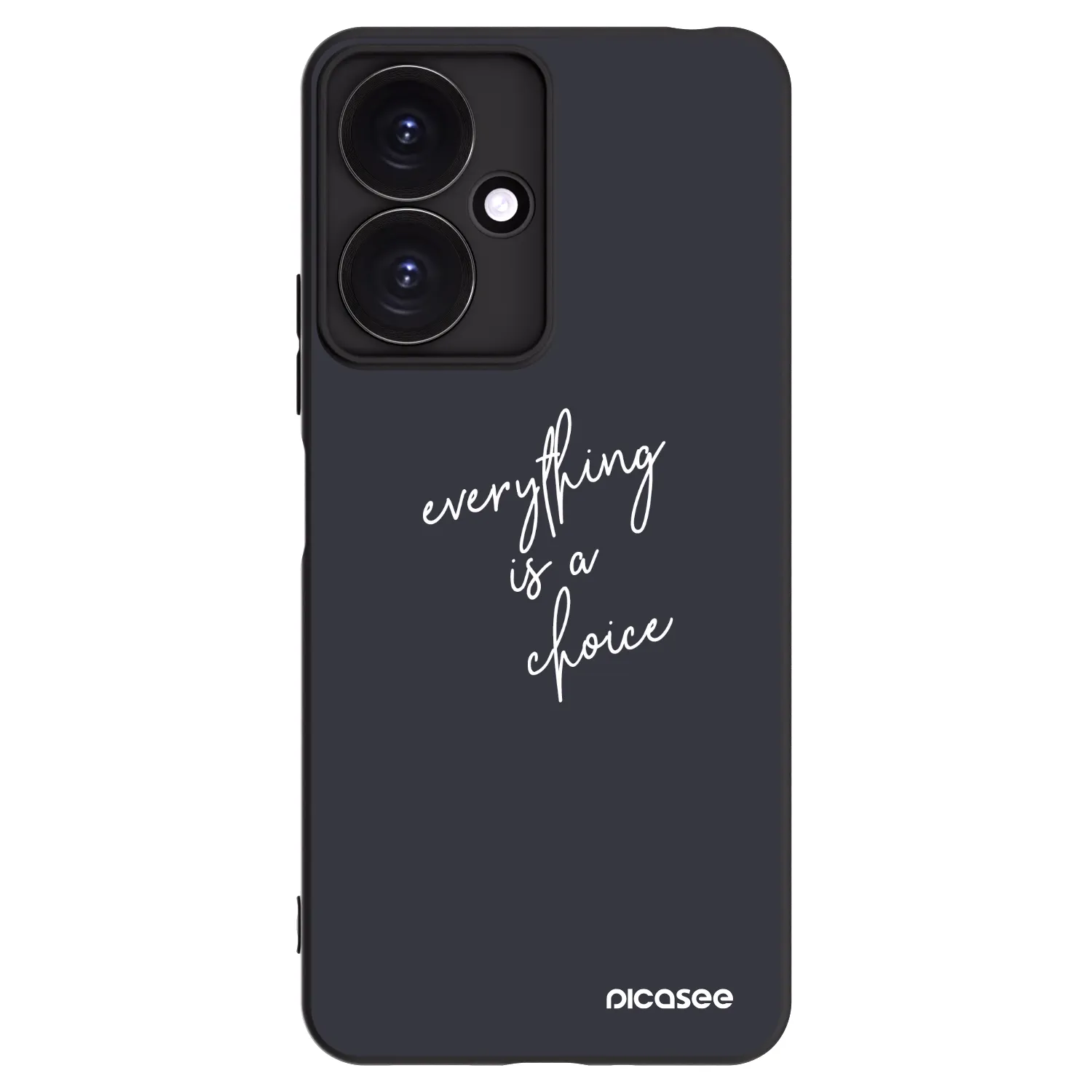 Picasee silikónový čierny obal pre Xiaomi Redmi 13C 5G - Všetko je na tebe