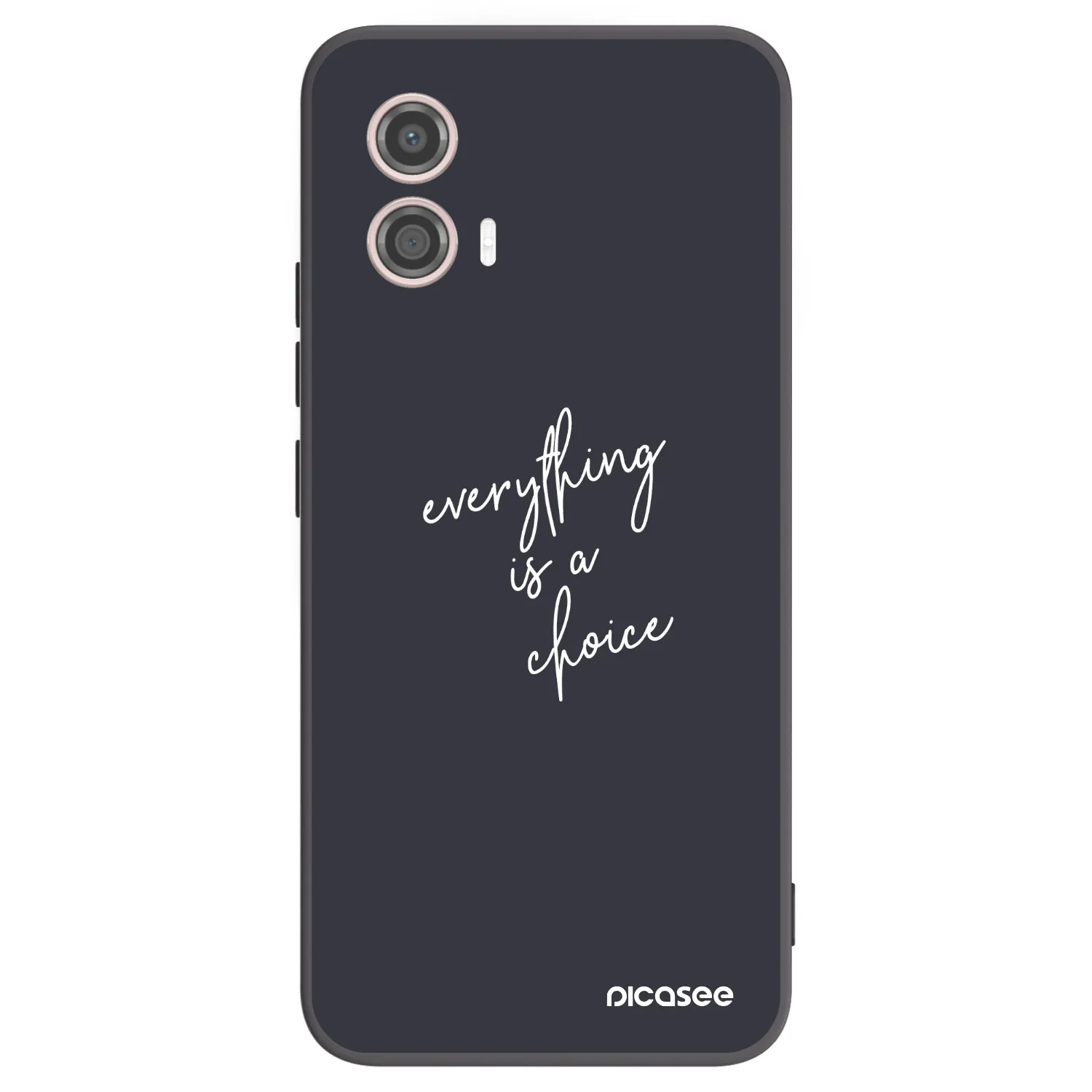 Picasee silikónový čierny obal pre Motorola Moto G53 5G - Všetko je na tebe