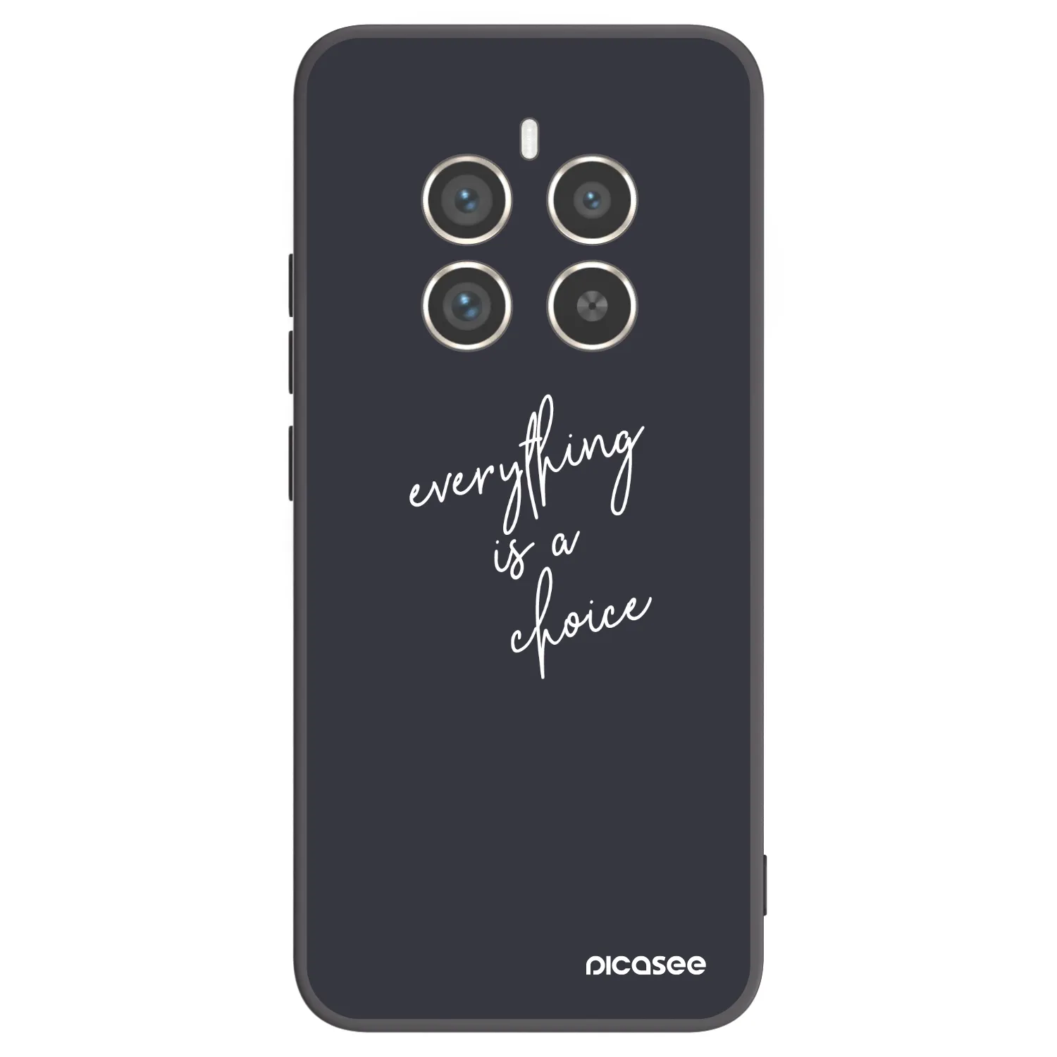 Picasee silikónový čierny obal pre Realme 12 Pro 5G - Všetko je na tebe