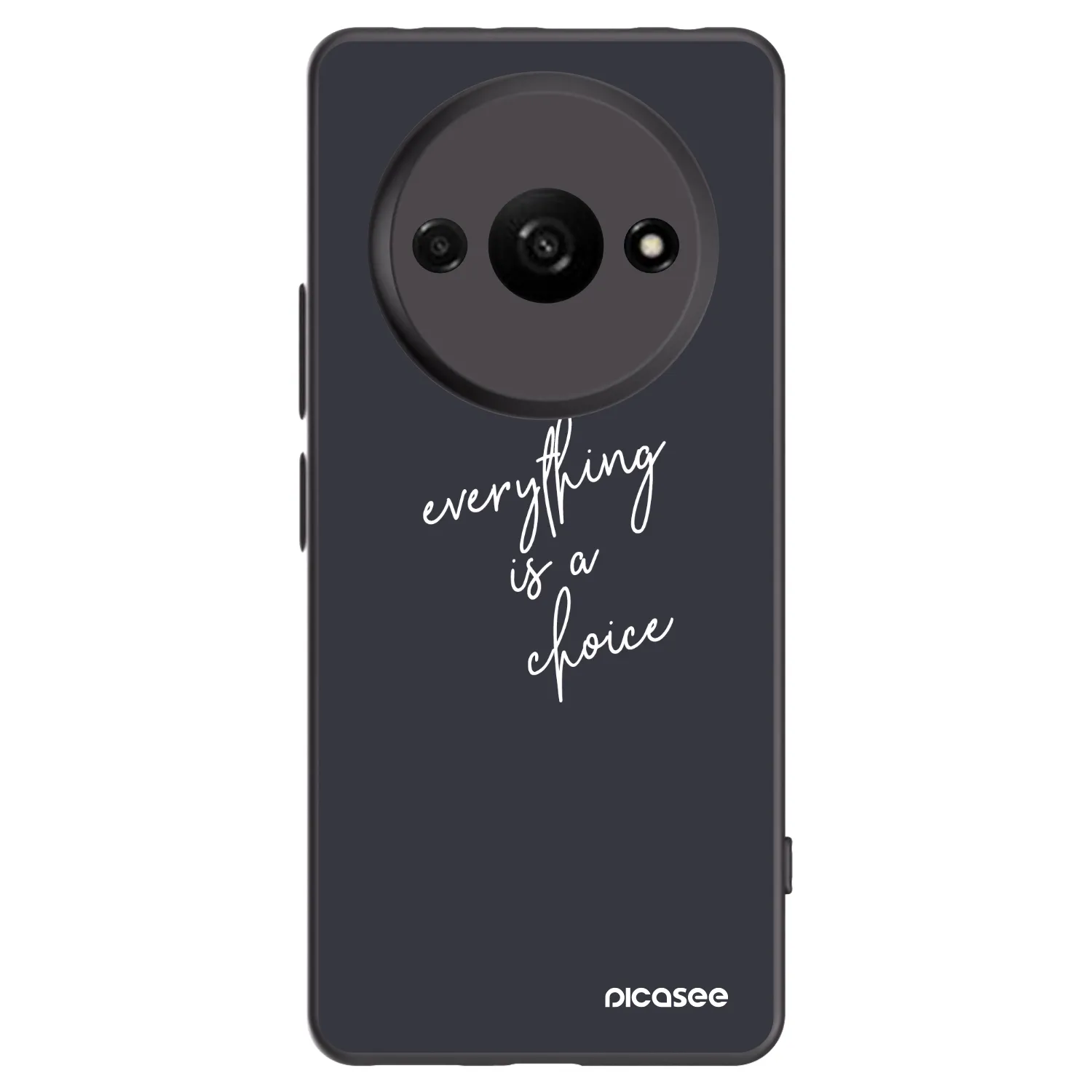 Picasee silikónový čierny obal pre Xiaomi Redmi A3 - Všetko je na tebe
