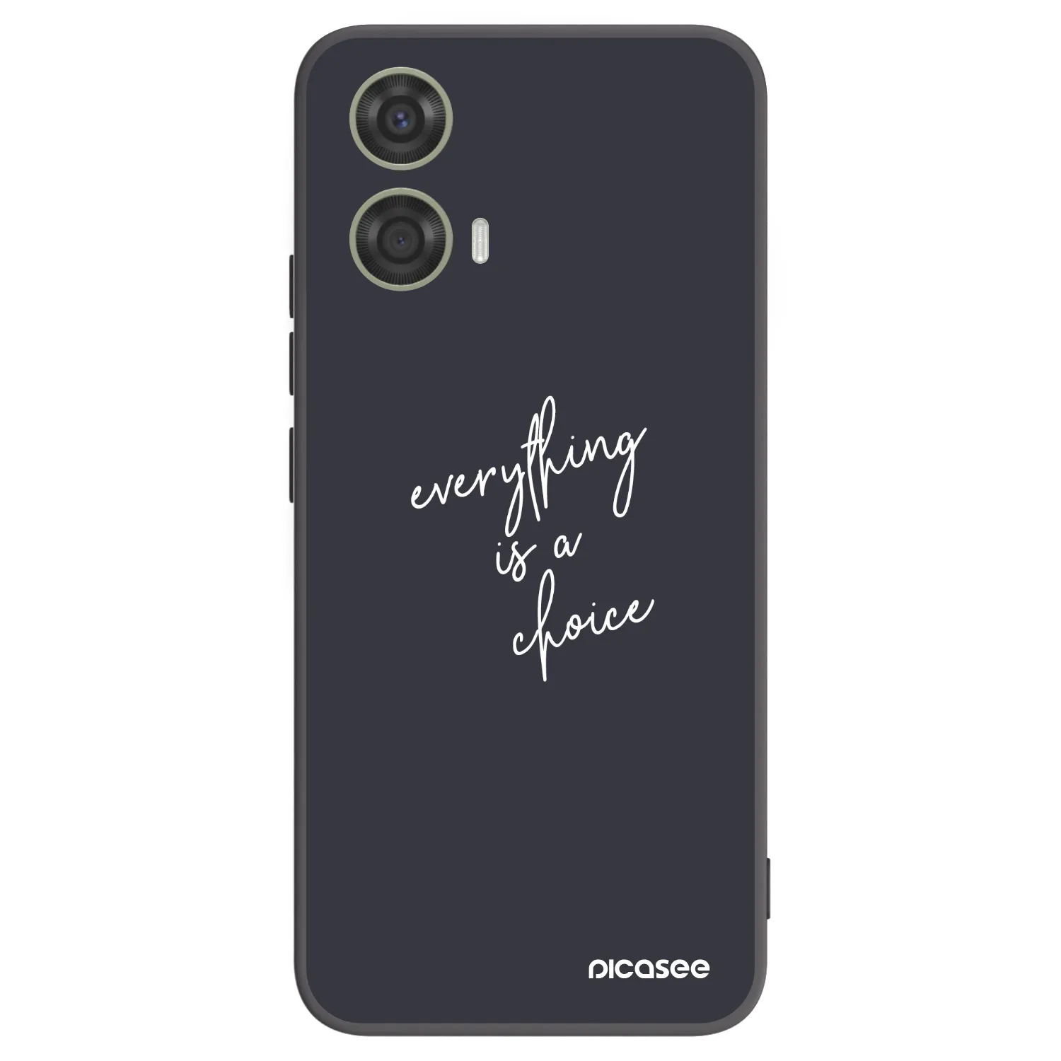 Picasee silikónový čierny obal pre Motorola Moto G24 - Všetko je na tebe