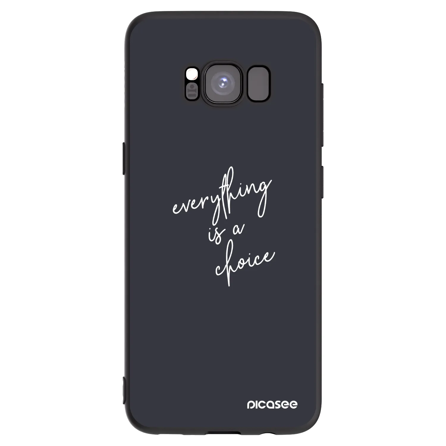 Picasee silikónový čierny obal pre Samsung Galaxy S8 G950F - Všetko je na tebe