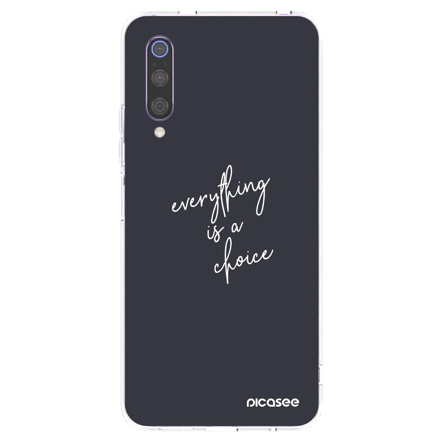 Picasee silikónový prehľadný obal pre Xiaomi Mi 9 - Všetko je na tebe