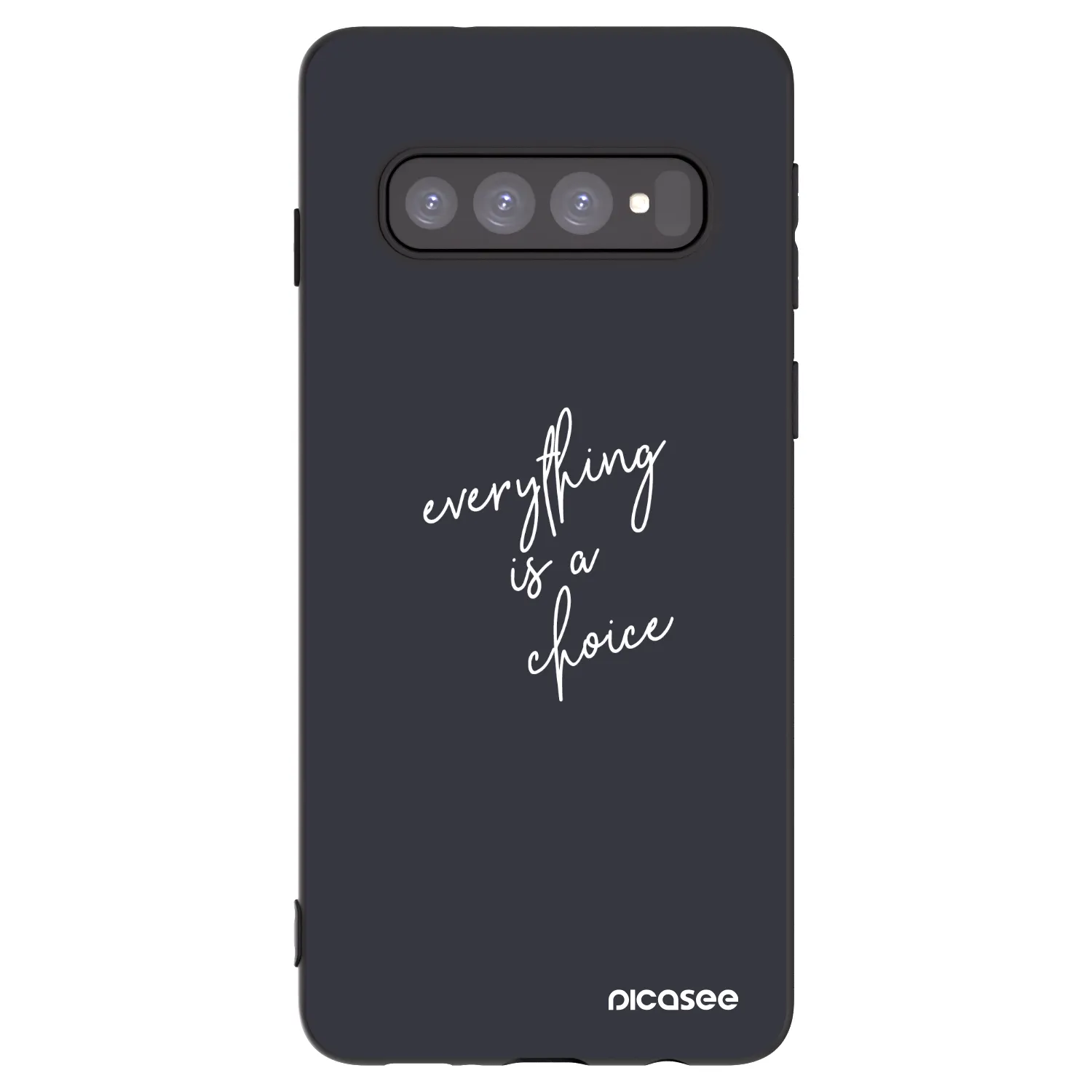 Picasee silikónový čierny obal pre Samsung Galaxy S10 G973 - Všetko je na tebe