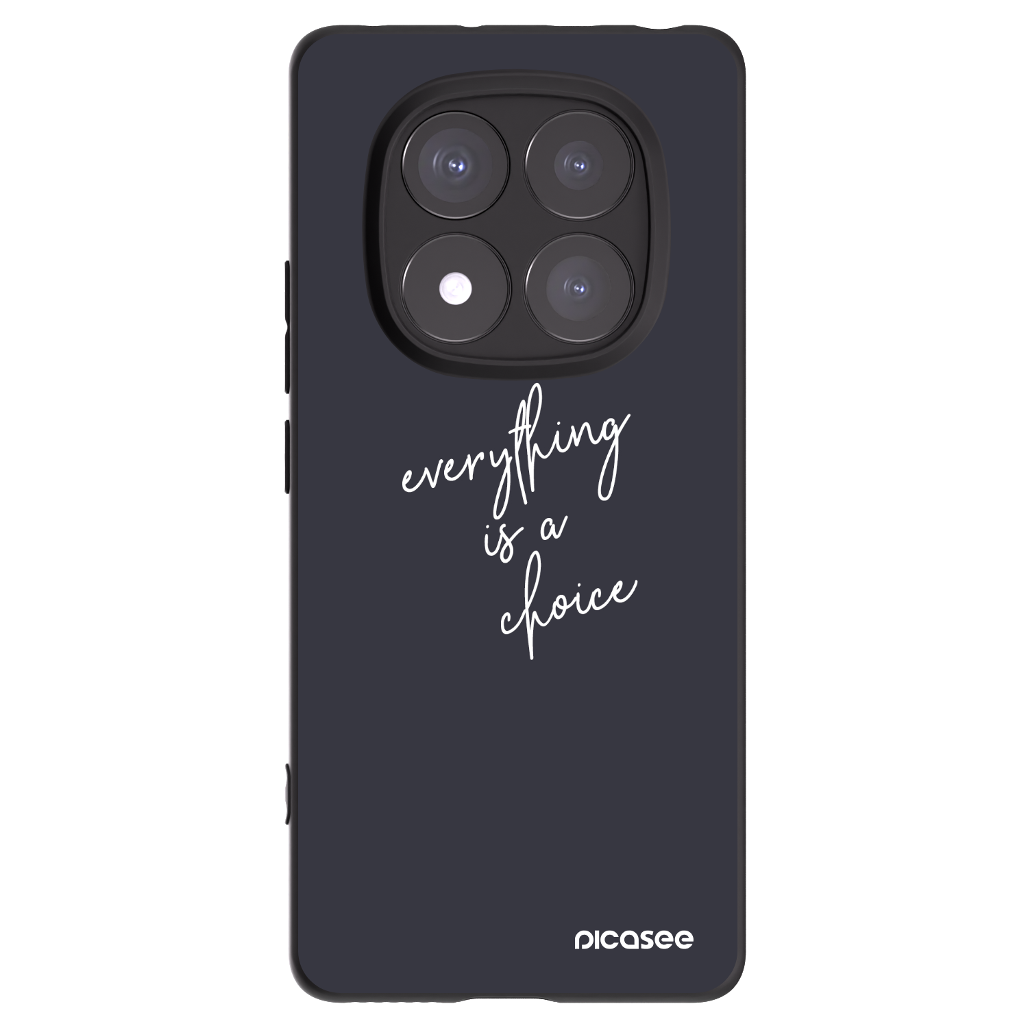 Silikónový čierny obal pre Xiaomi Redmi Note 14 Pro+ 5G - Všetko je na tebe