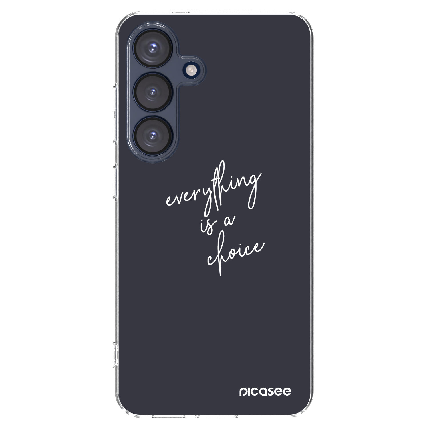 Picasee silikónový prehľadný obal pre Samsung Galaxy S25 5G - Všetko je na tebe