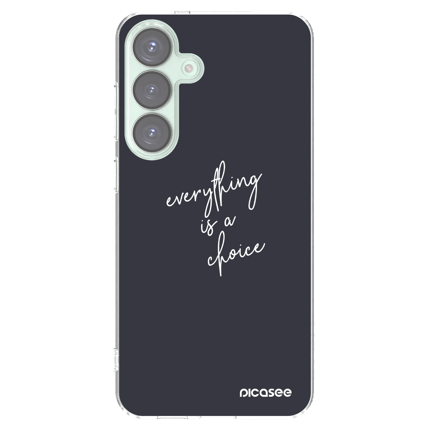 Picasee silikónový prehľadný obal pre Samsung Galaxy S25+ 5G - Všetko je na tebe