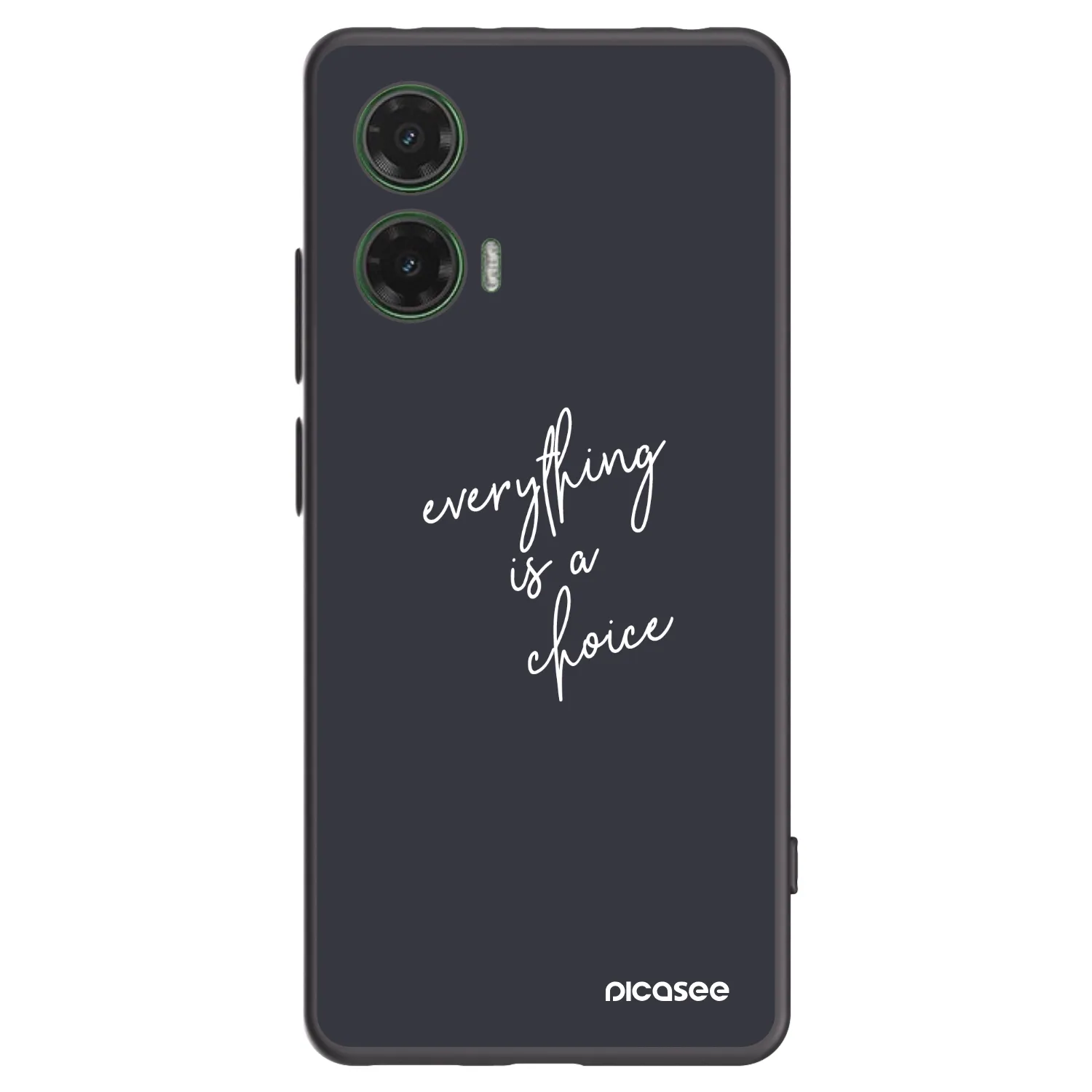 Picasee silikónový čierny obal pre Motorola Moto G35 5G - Všetko je na tebe