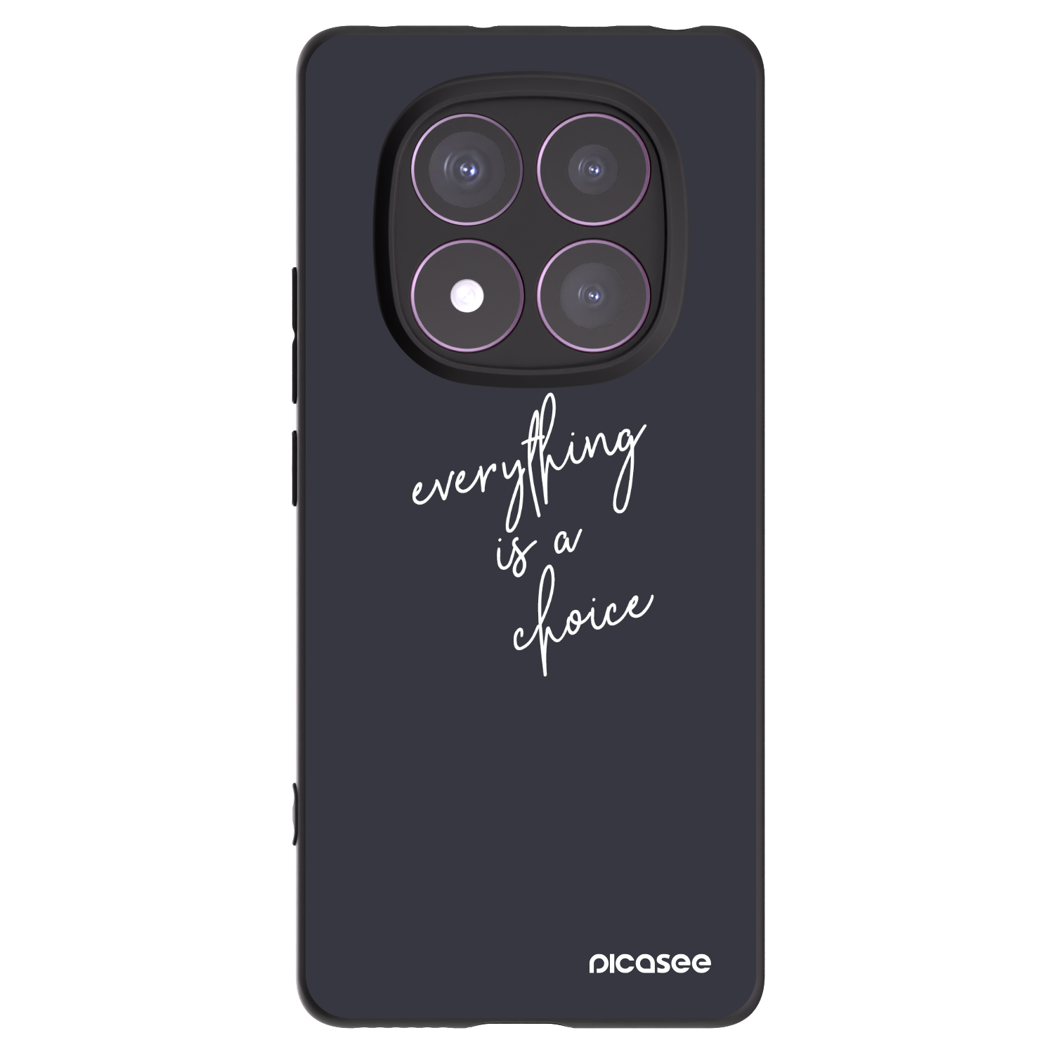 Silikónový čierny obal pre Xiaomi Redmi Note 14 Pro 4G - Všetko je na tebe