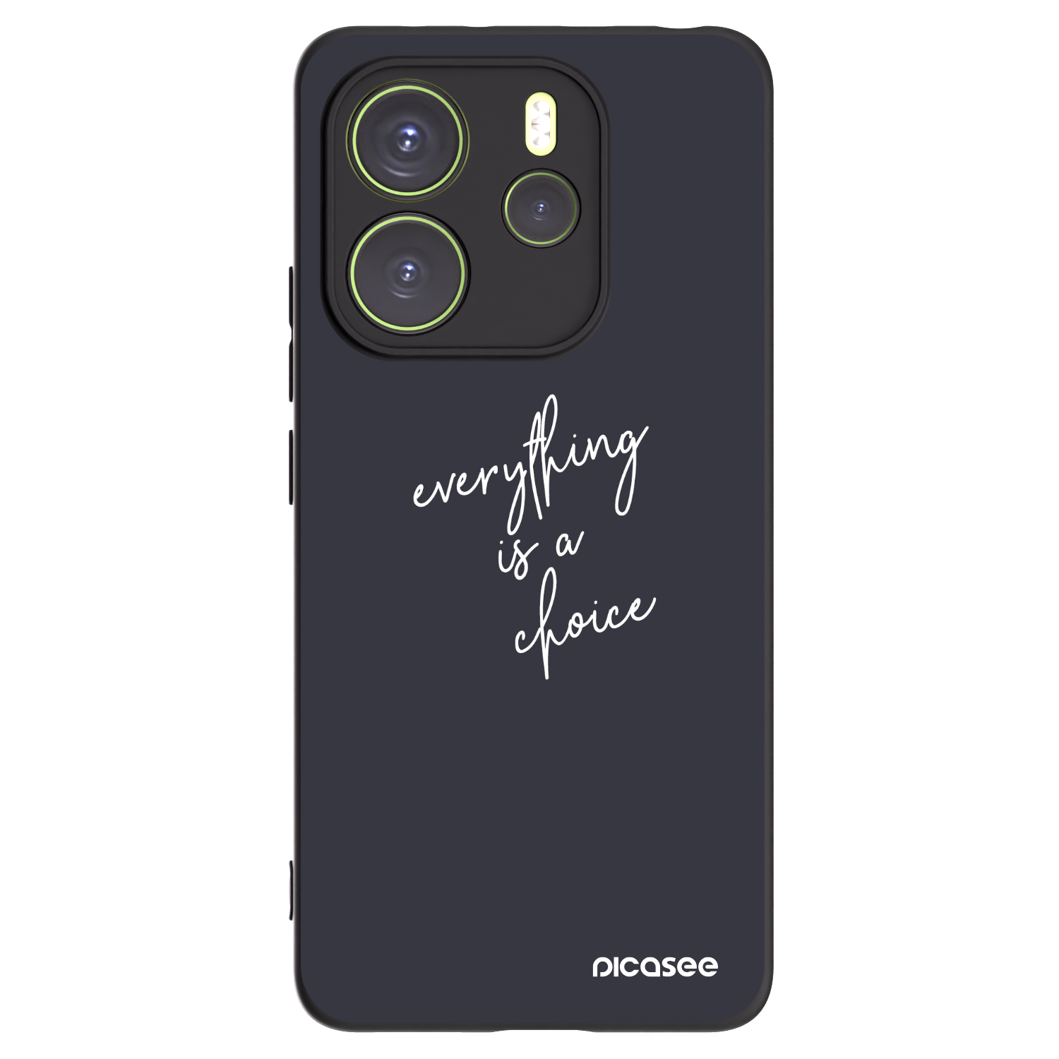 Picasee silikónový čierny obal pre Xiaomi Redmi Note 14 4G - Všetko je na tebe