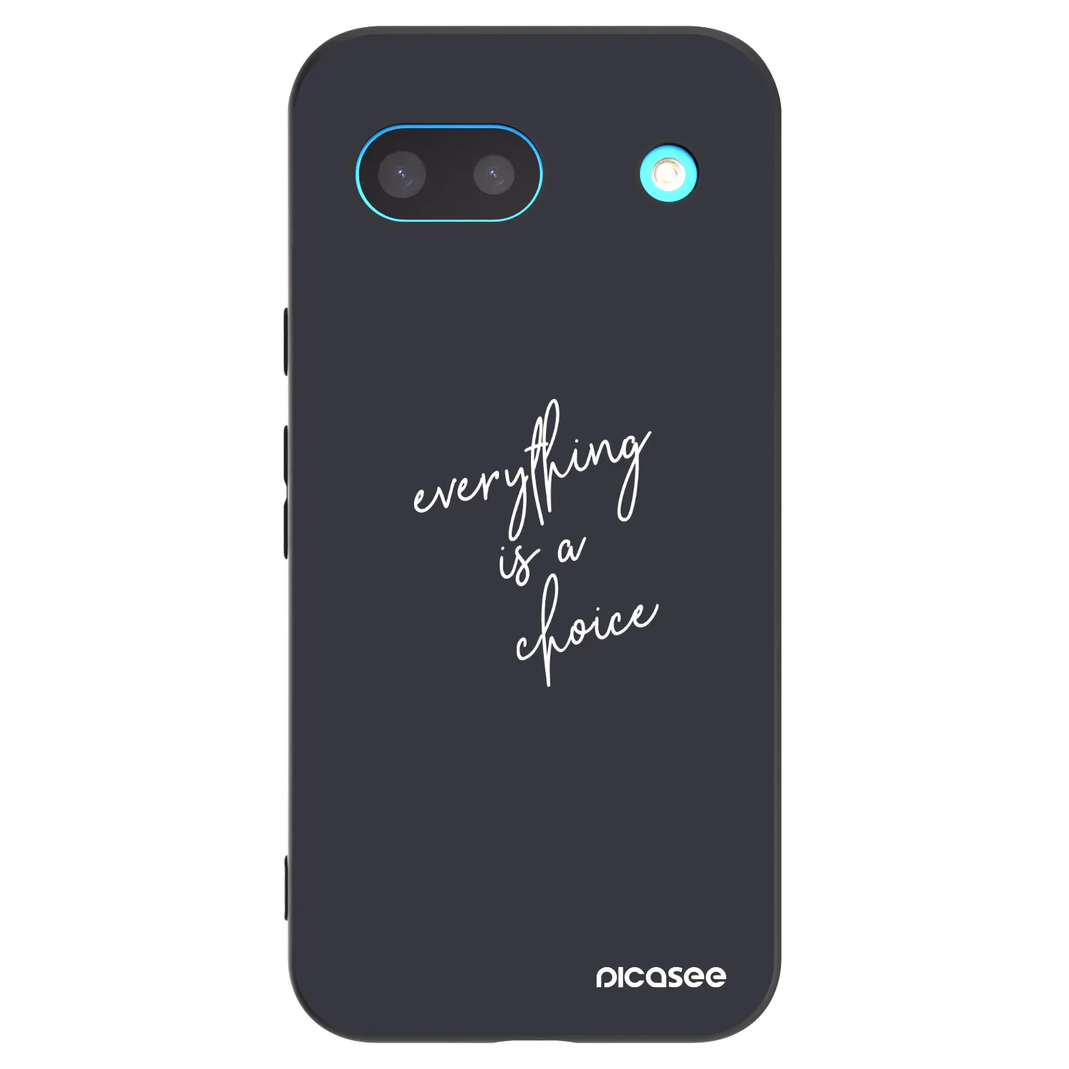 Picasee silikónový čierny obal pre Google Pixel 8a - Všetko je na tebe