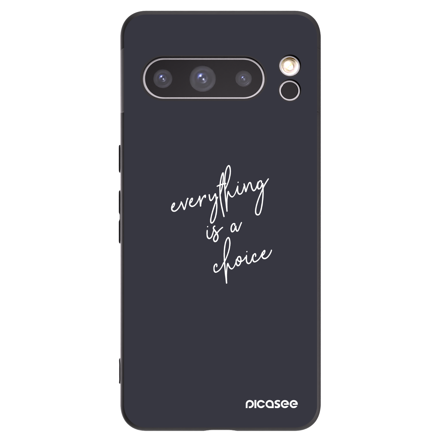 Picasee silikónový čierny obal pre Google Pixel 8 Pro - Všetko je na tebe