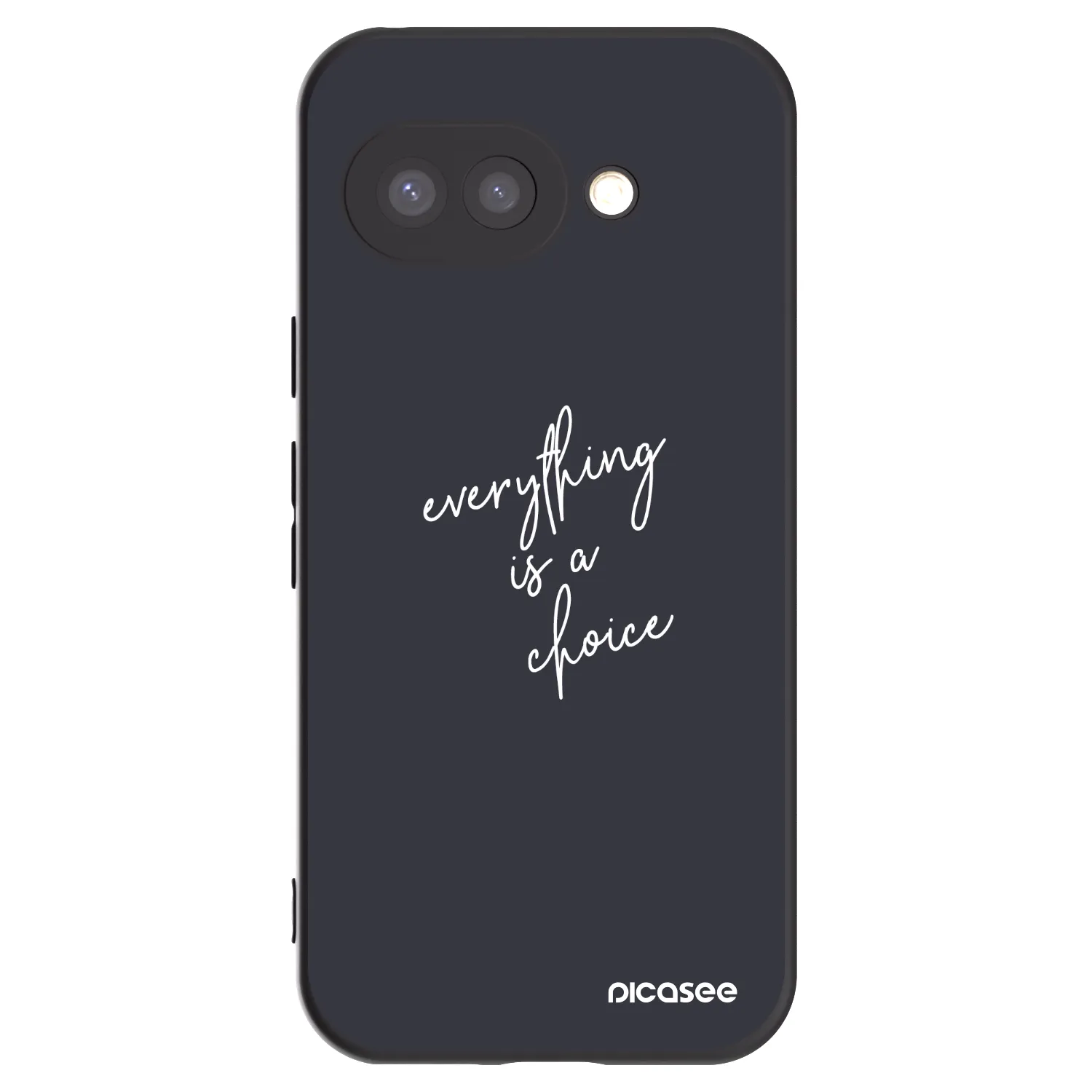 Picasee silikónový čierny obal pre Google Pixel 9a - Všetko je na tebe