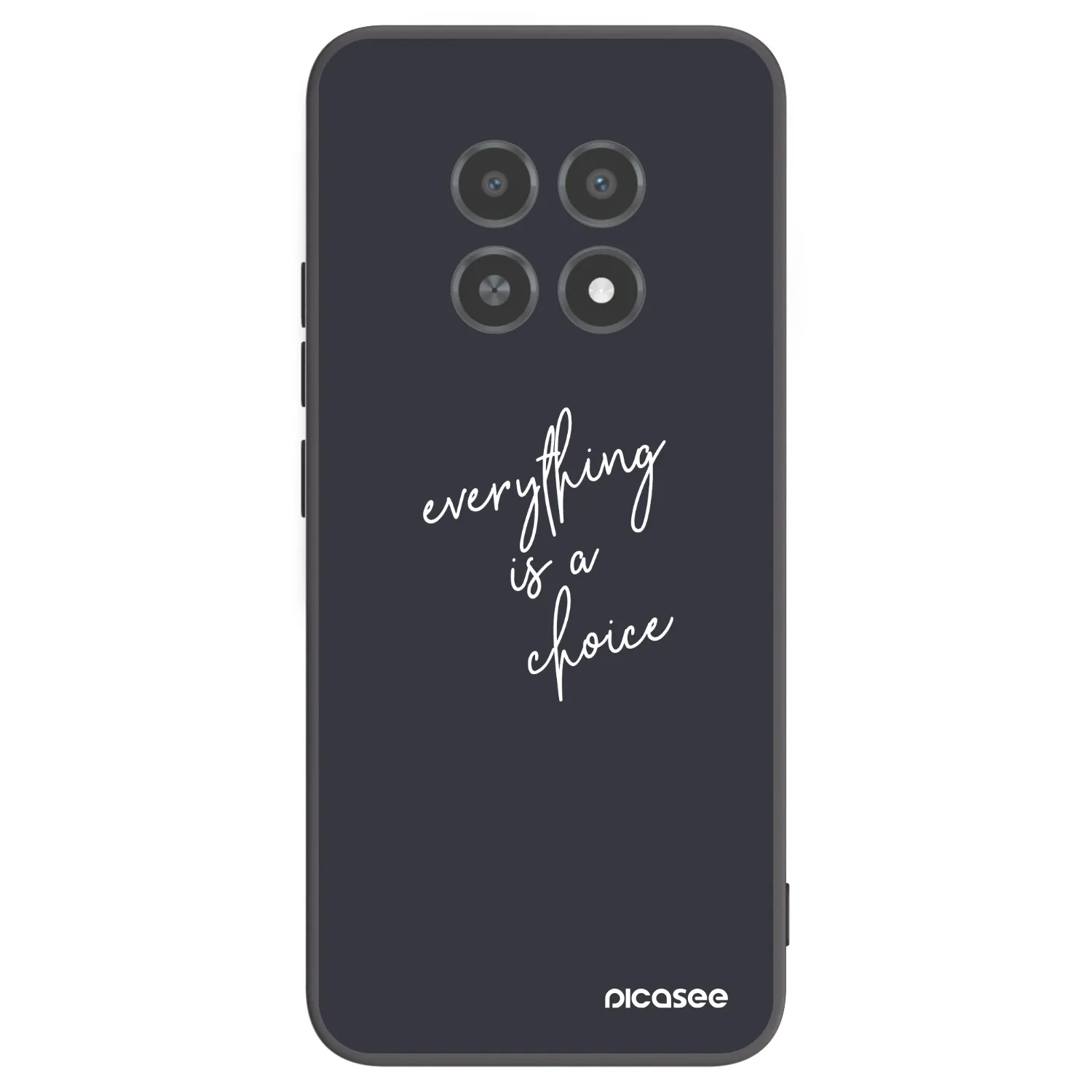 Picasee silikónový čierny obal pre Realme 12X - Všetko je na tebe