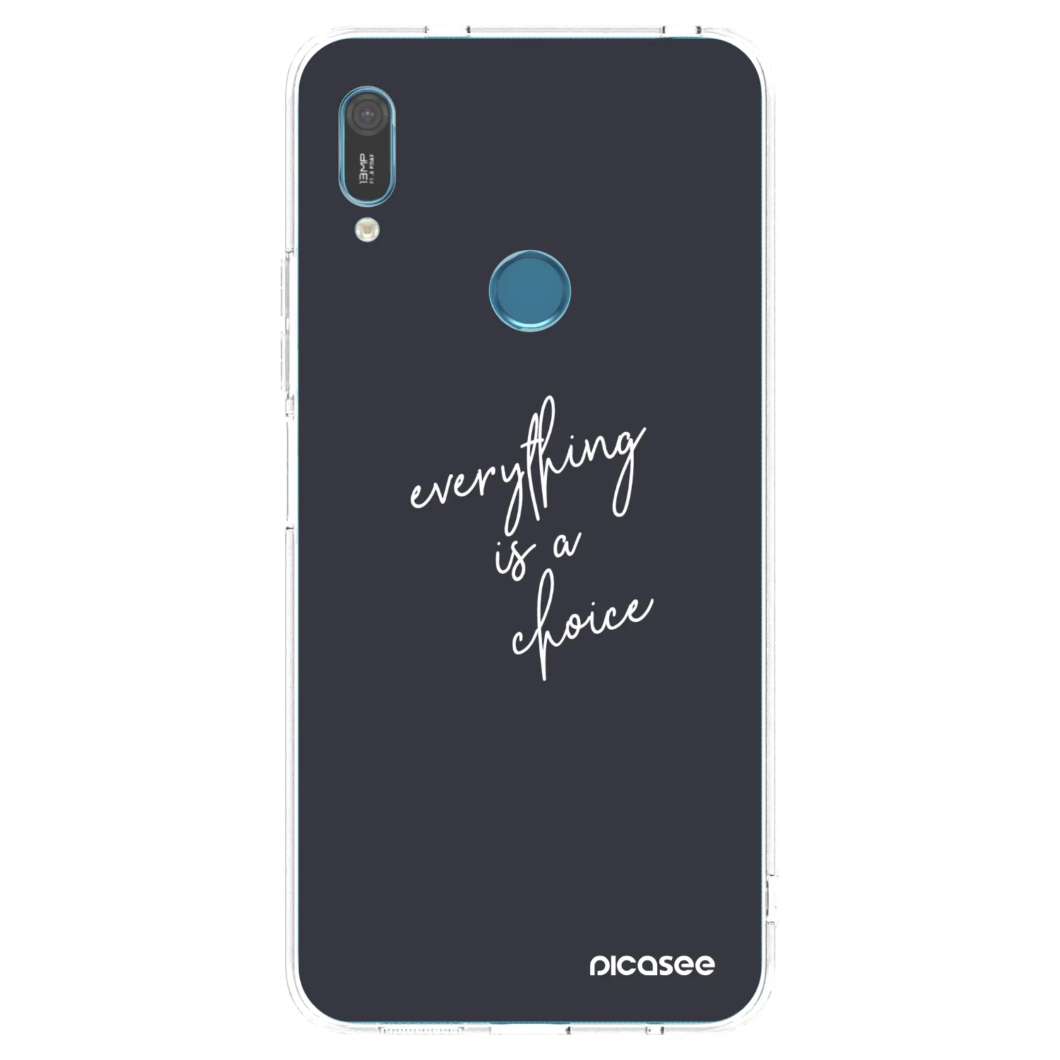 Picasee silikónový prehľadný obal pre Huawei Y6 2019 - Všetko je na tebe