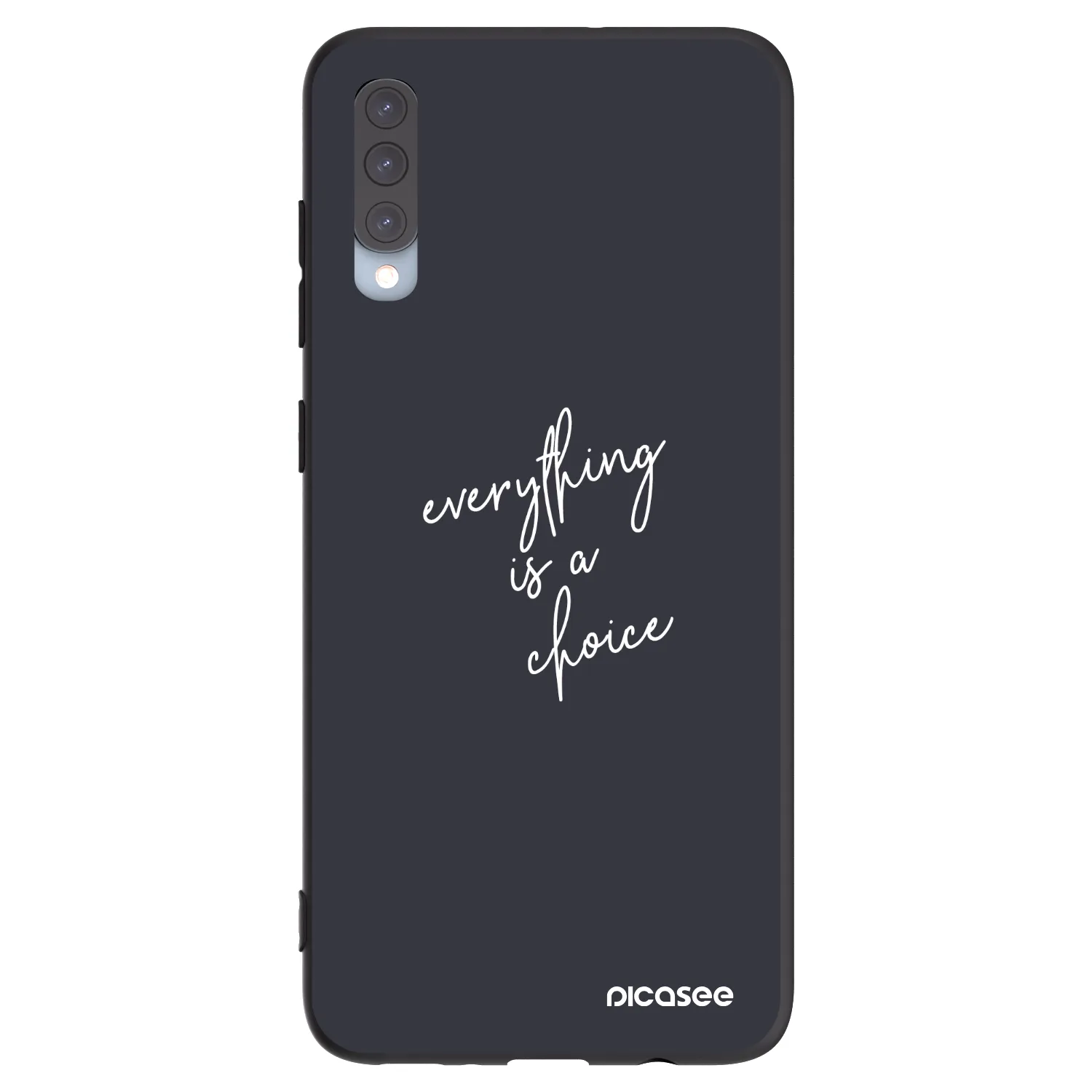 Picasee silikónový čierny obal pre Samsung Galaxy A70 A705F - Všetko je na tebe