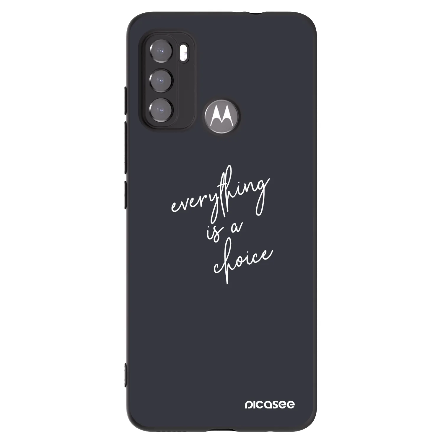 Silikónový čierny obal pre Motorola Edge 60 5G - Všetko je na tebe