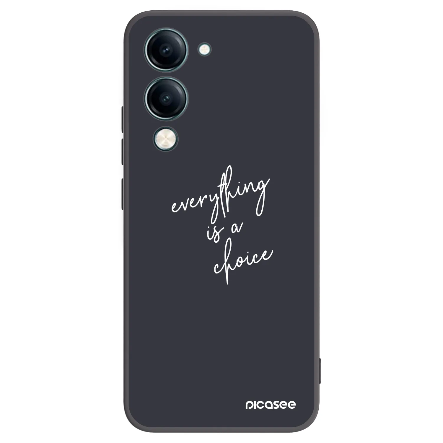 Picasee silikónový čierny obal pre Vivo Y29s 5G - Všetko je na tebe