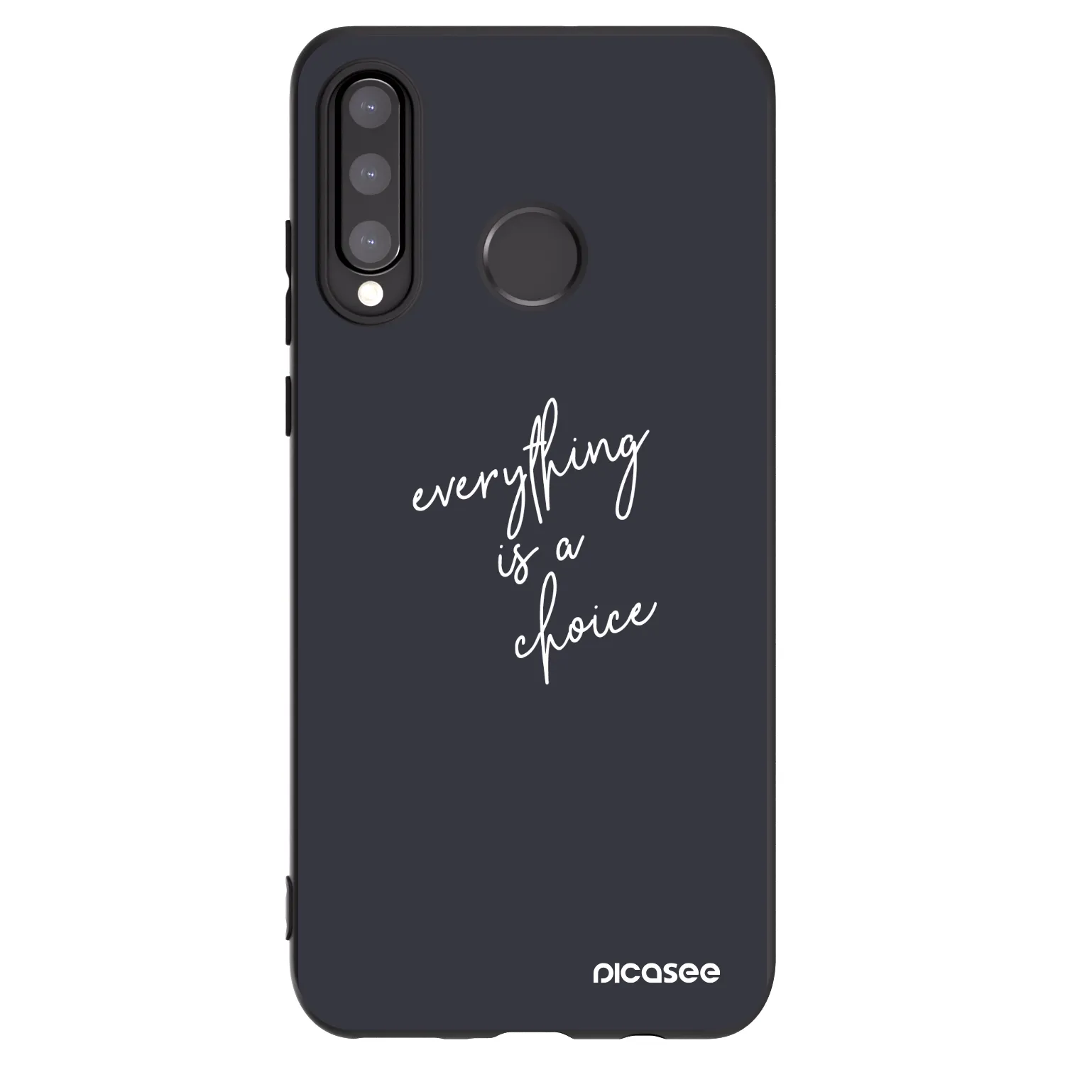 Picasee silikónový čierny obal pre Huawei P30 Lite - Všetko je na tebe