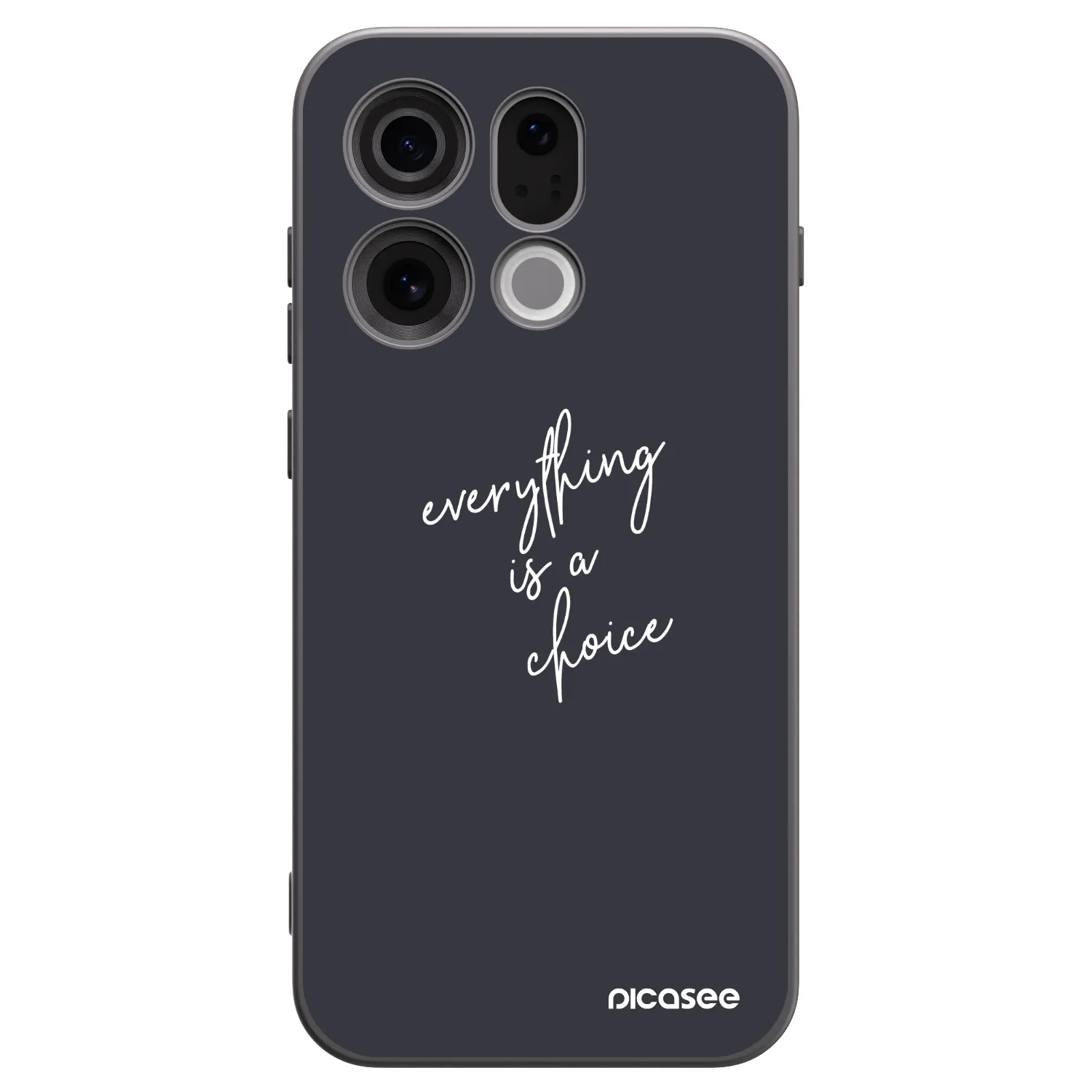 Picasee silikónový čierny obal pre OPPO Find X9 - Všetko je na tebe
